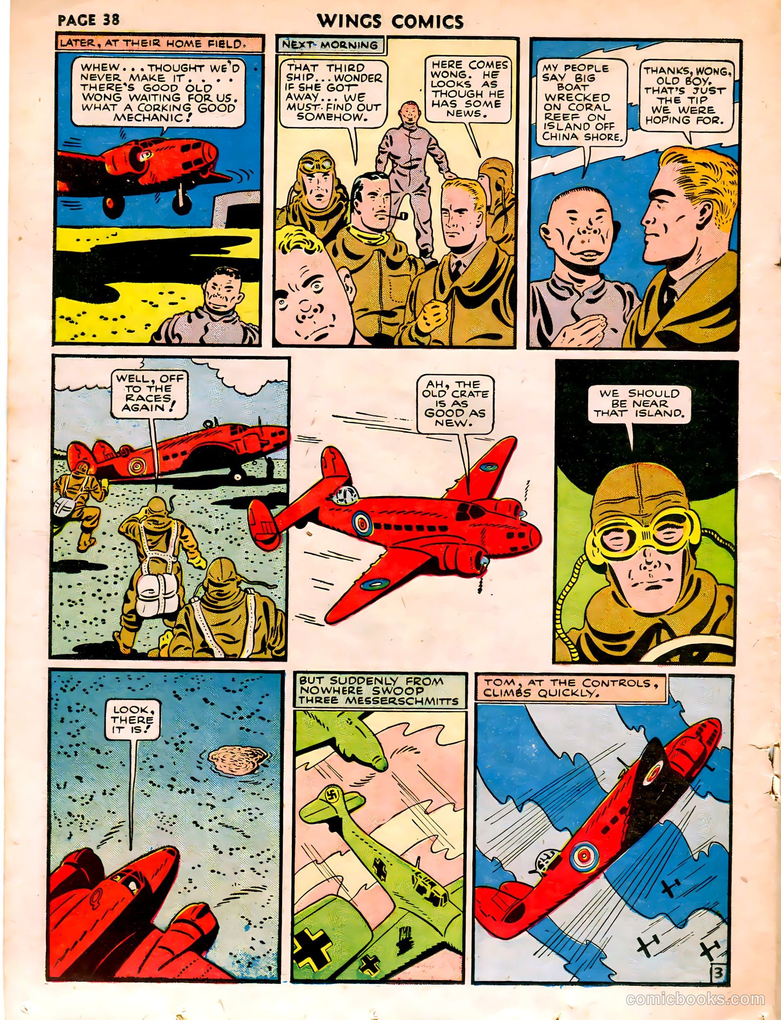 Wings Comics #15 — page 40 of 68