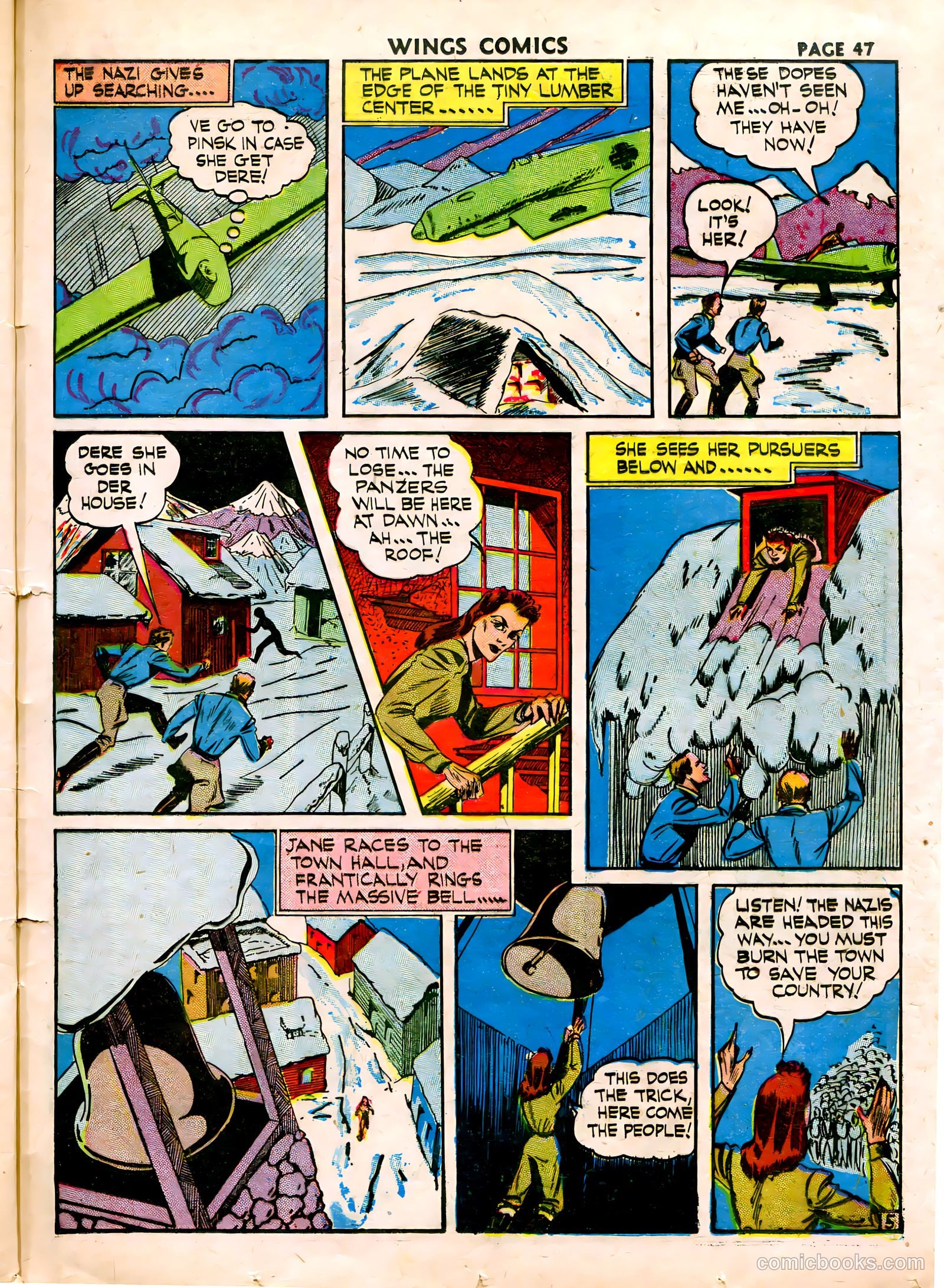 Wings Comics #15 — page 49 of 68