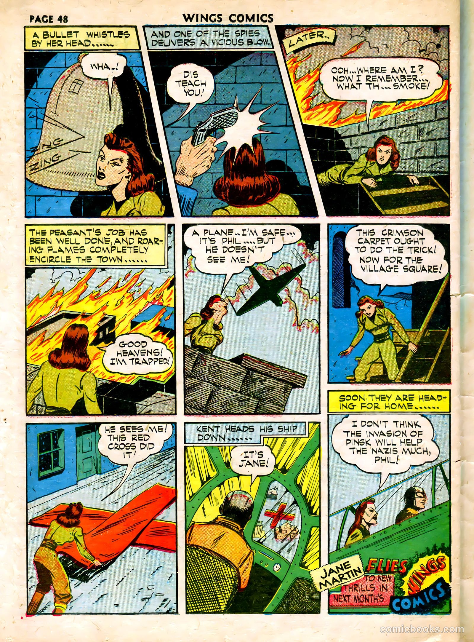 Wings Comics #15 — page 50 of 68