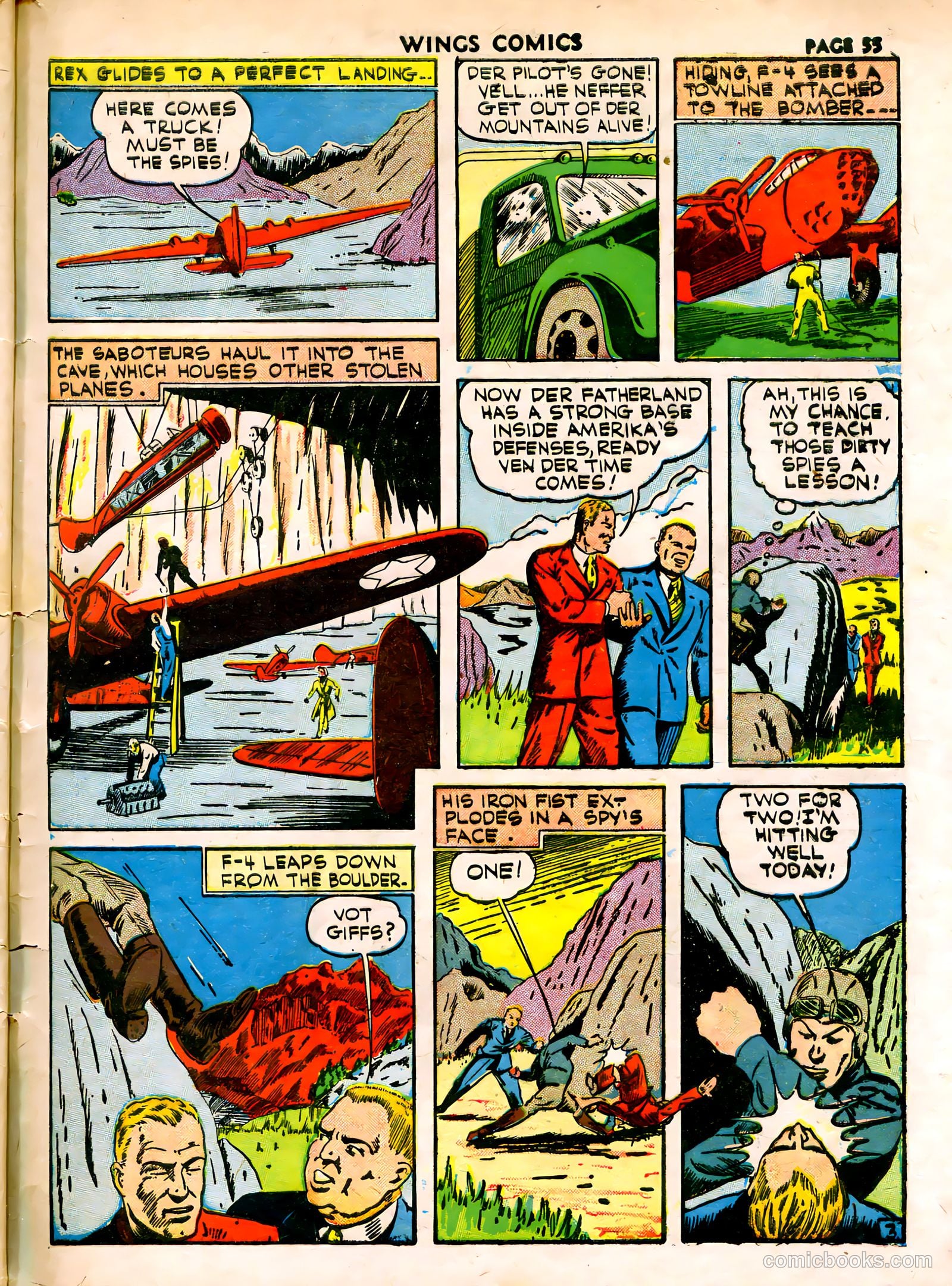 Wings Comics #15 — page 57 of 68