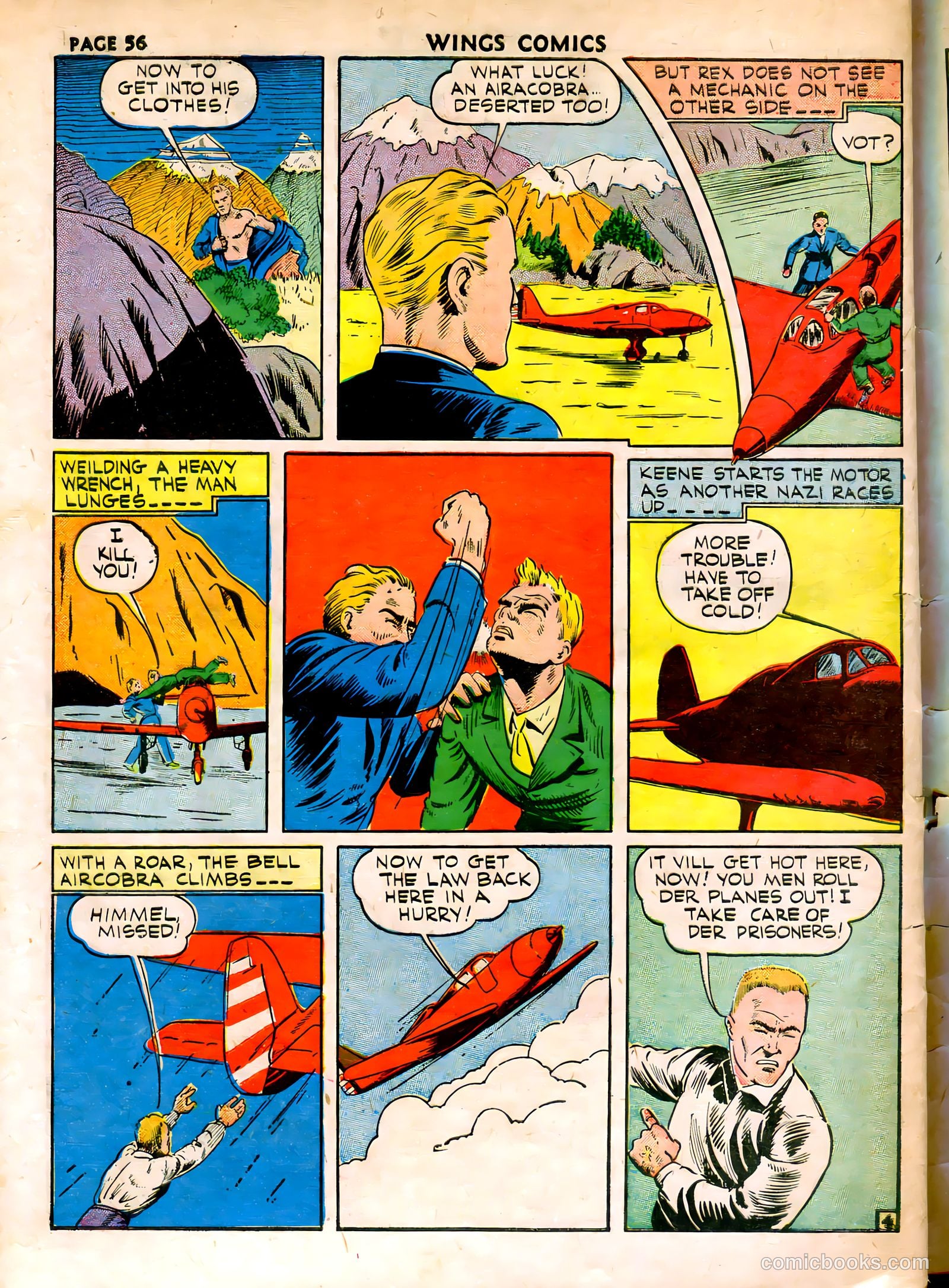 Wings Comics #15 — page 58 of 68
