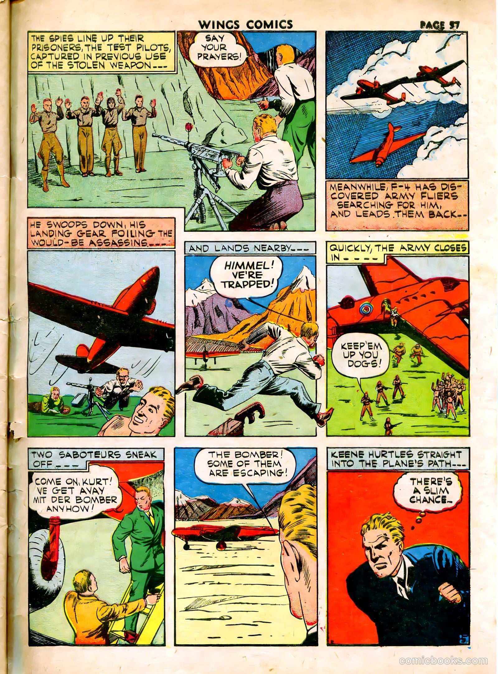 Wings Comics #15 — page 59 of 68