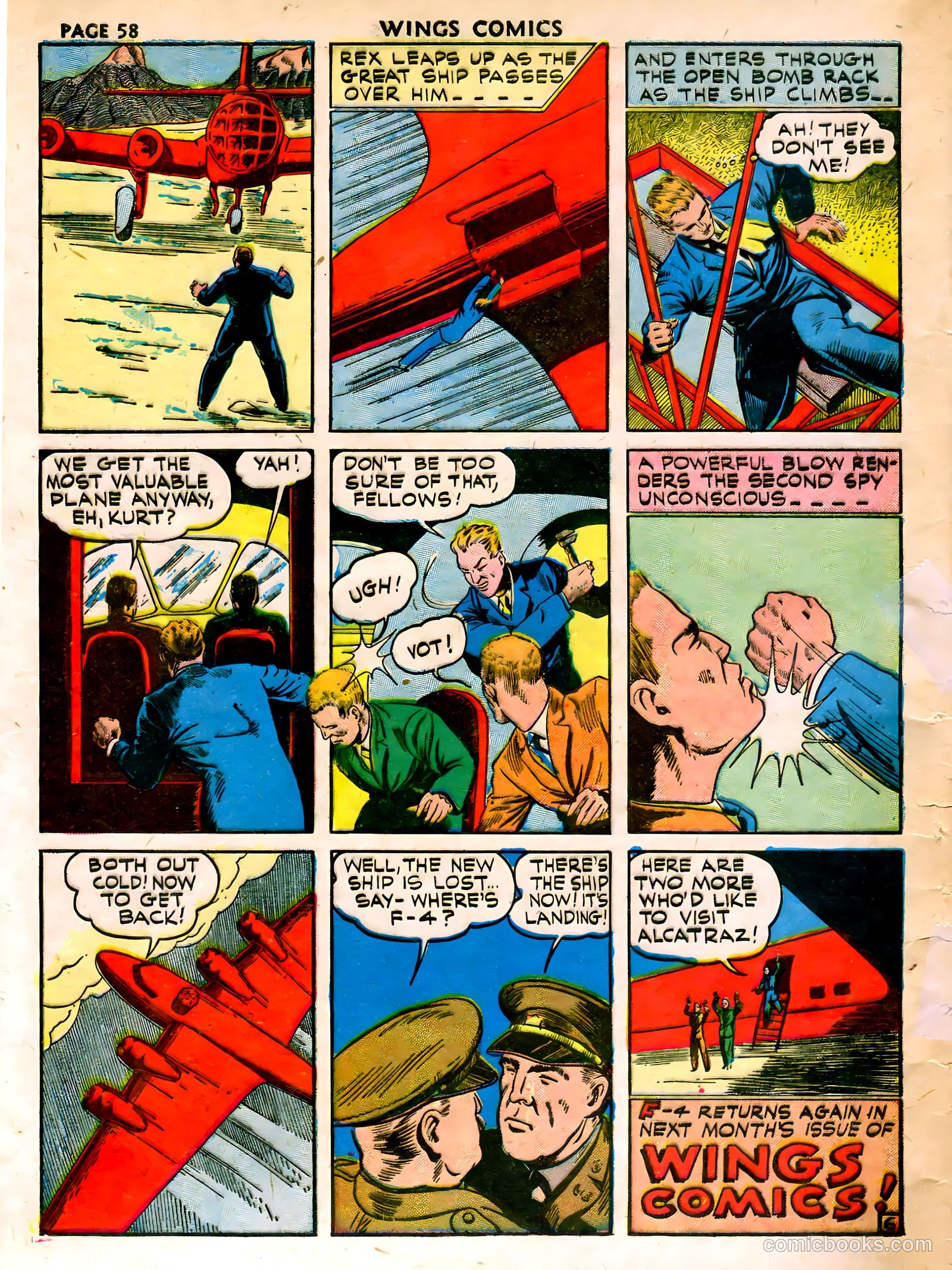 Wings Comics #15 — page 60 of 68