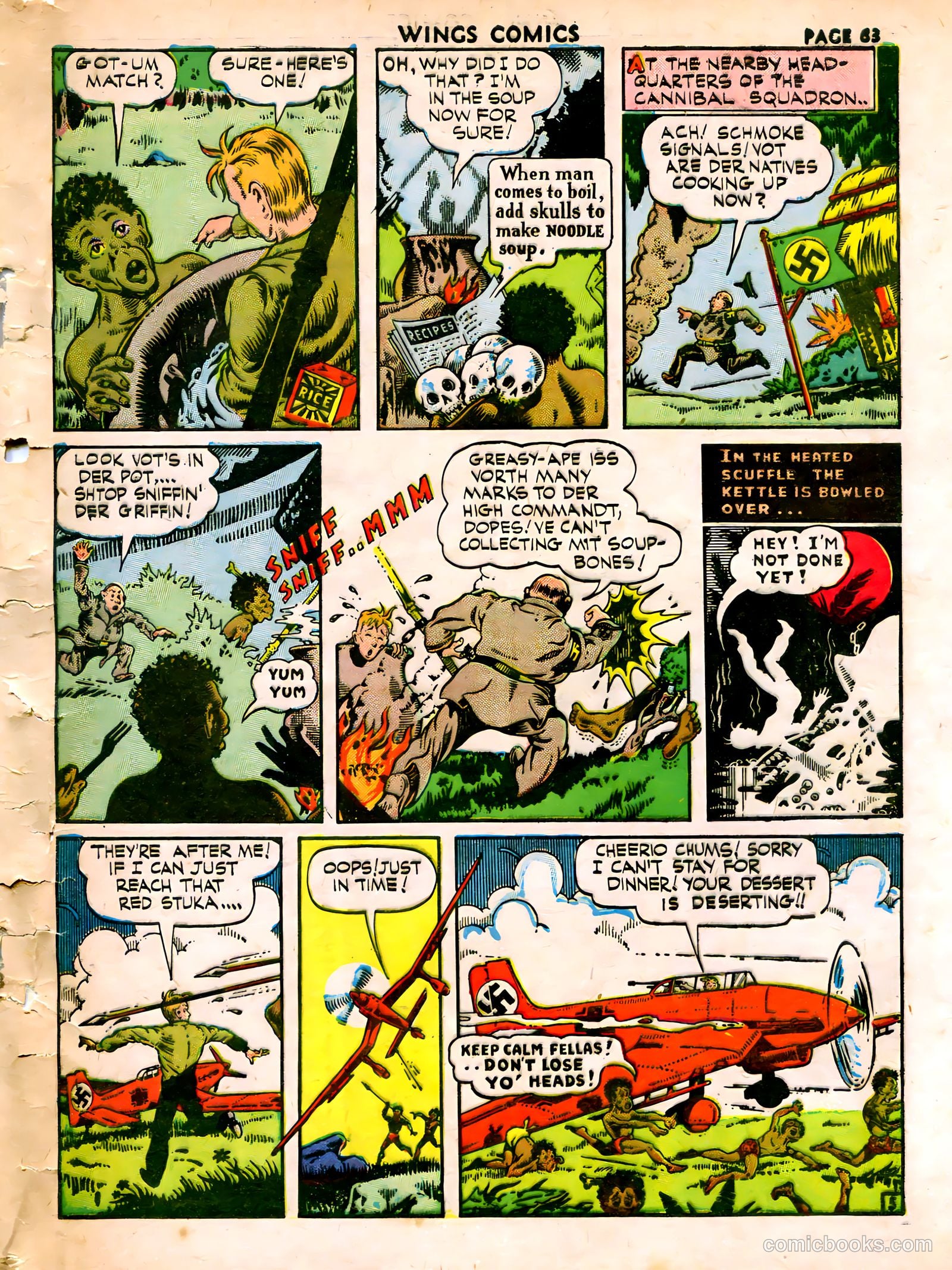 Wings Comics #15 — page 65 of 68