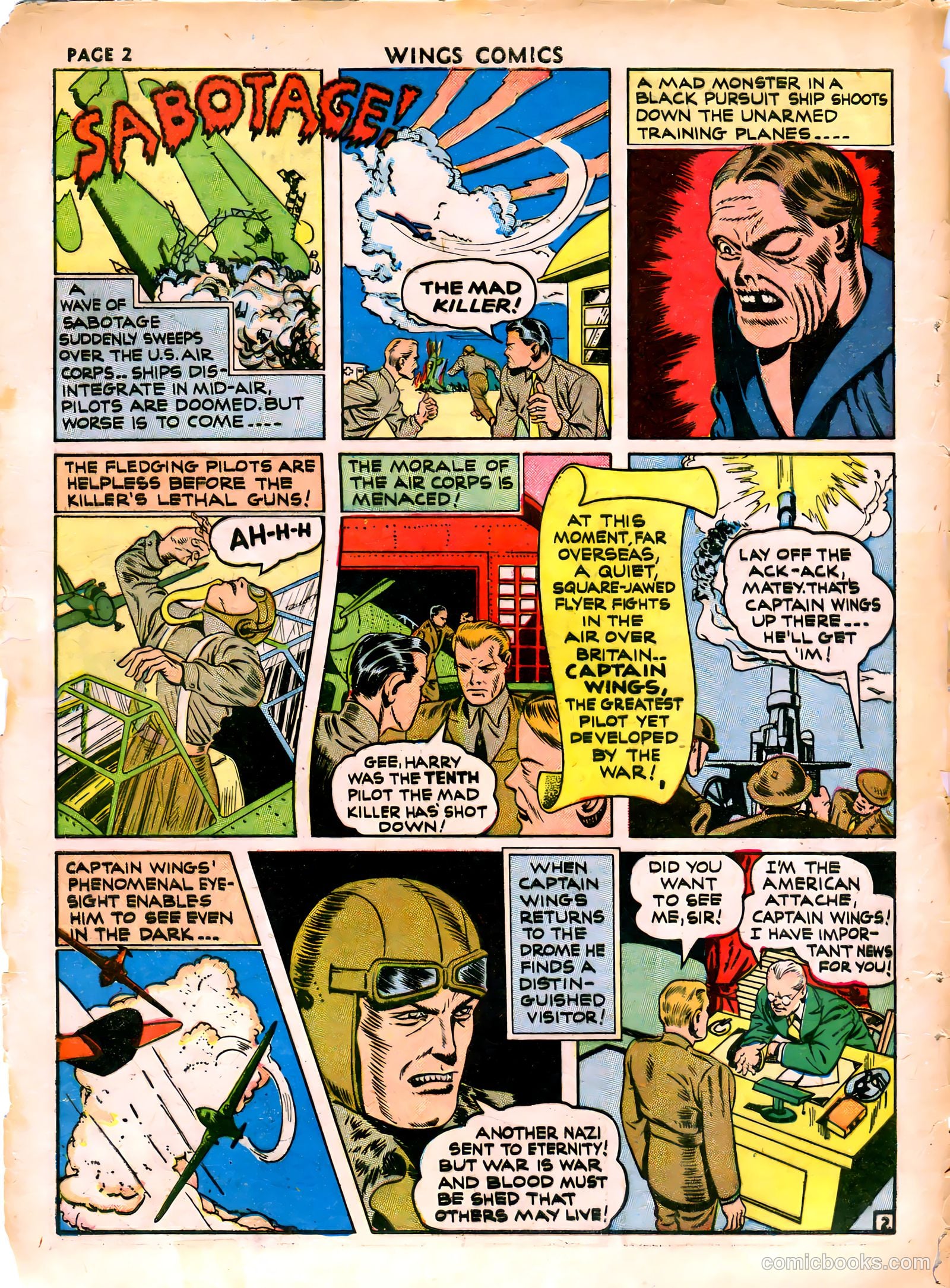 Wings Comics #16 — page 4 of 68
