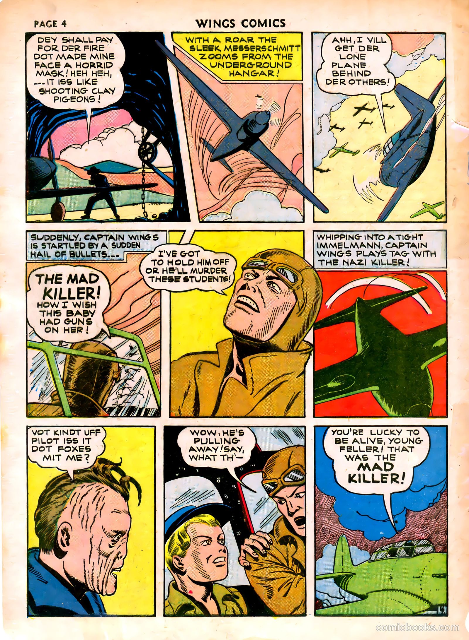 Wings Comics #16 — page 6 of 68