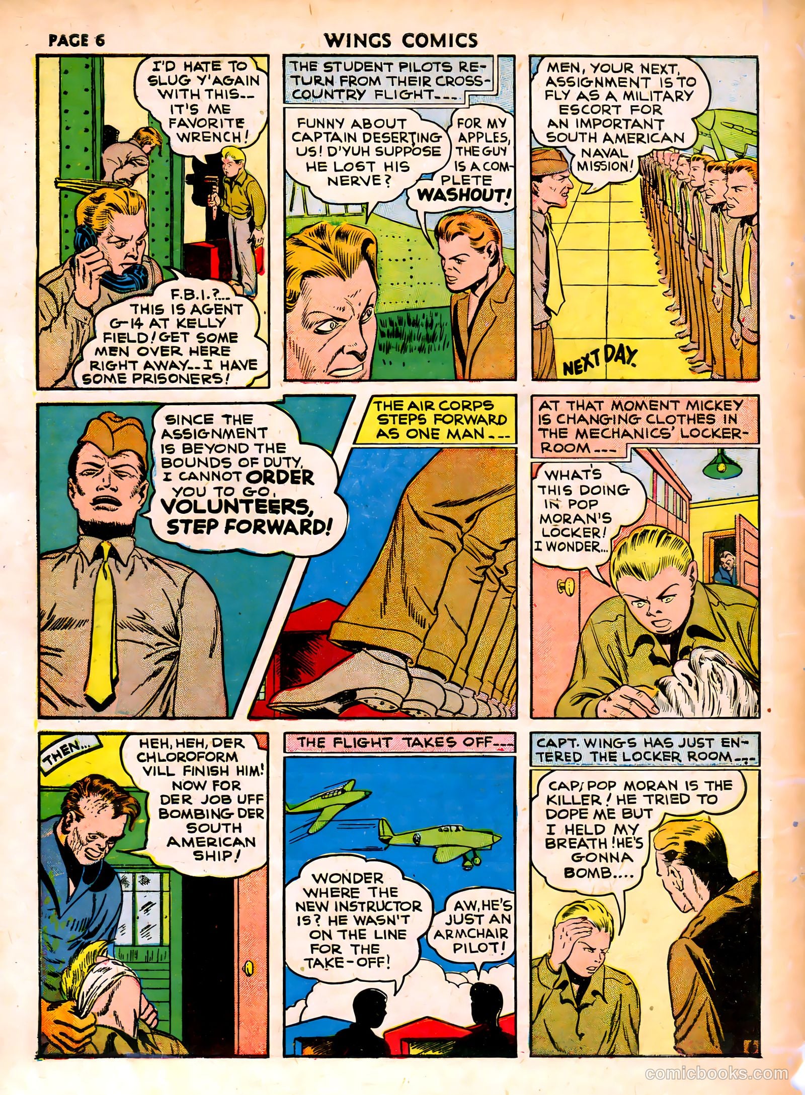 Wings Comics #16 — page 8 of 68