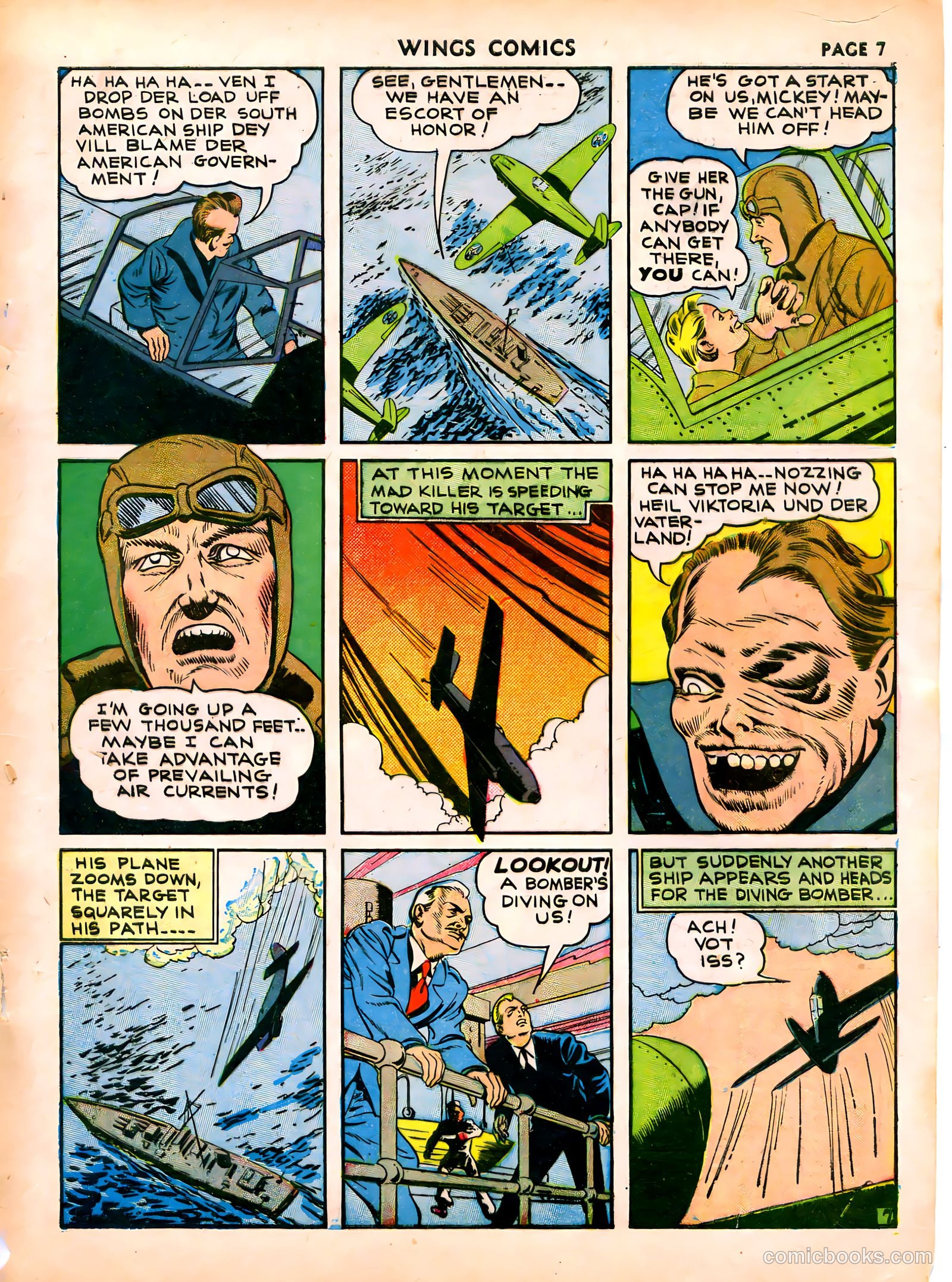 Wings Comics #16 — page 9 of 68
