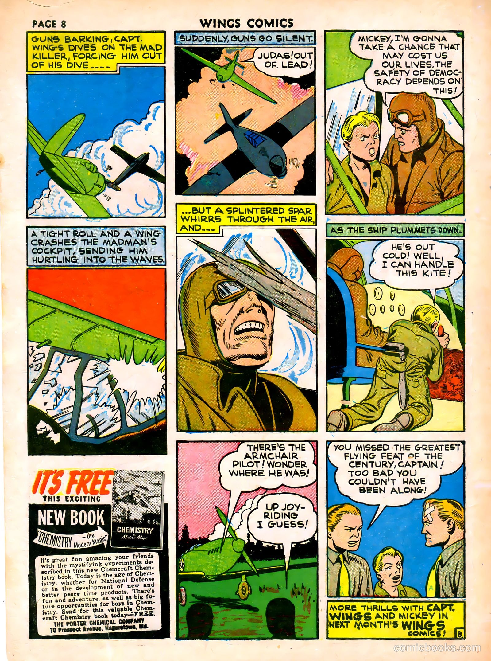 Wings Comics #16 — page 10 of 68