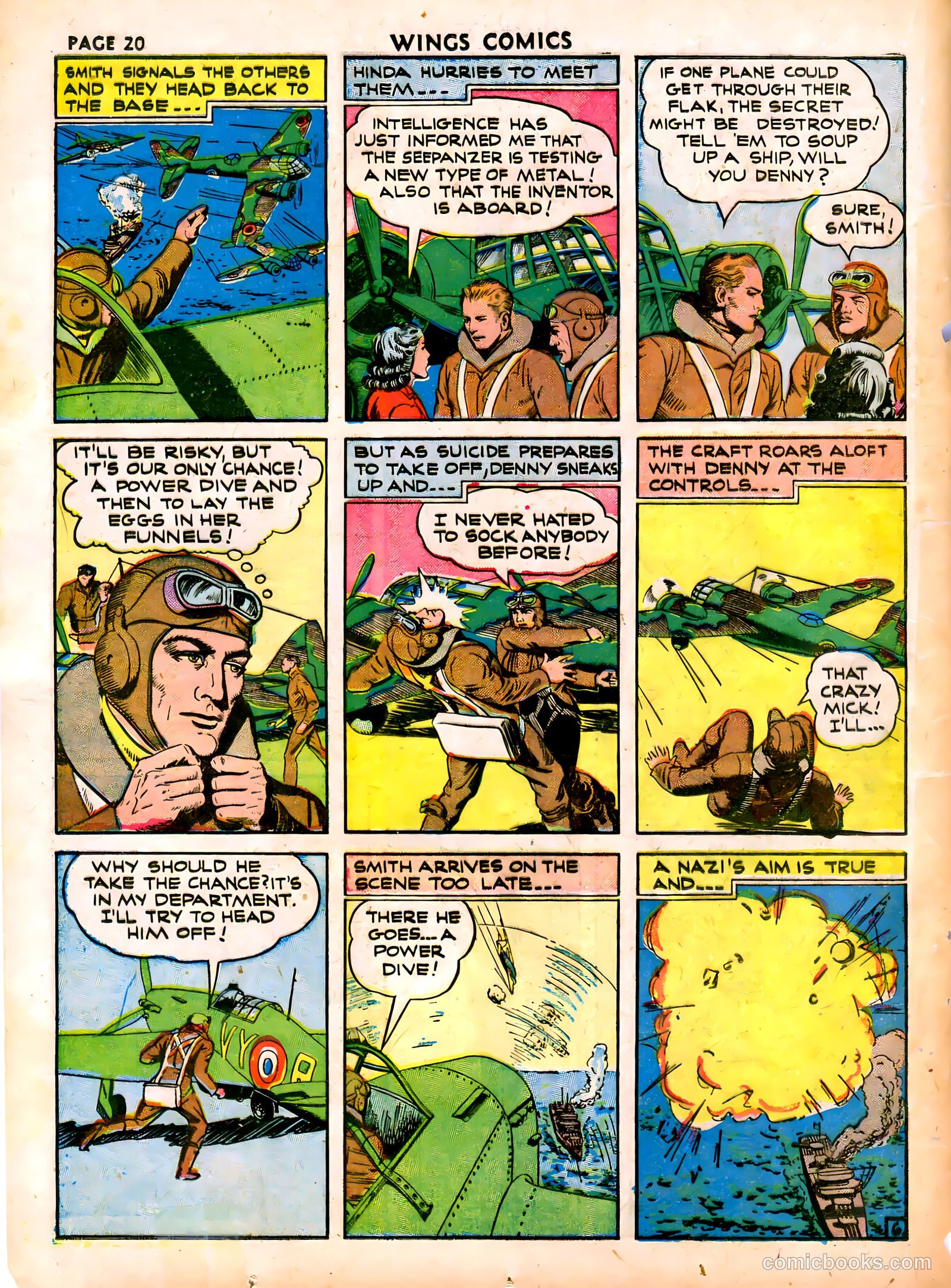 Wings Comics #16 — page 22 of 68
