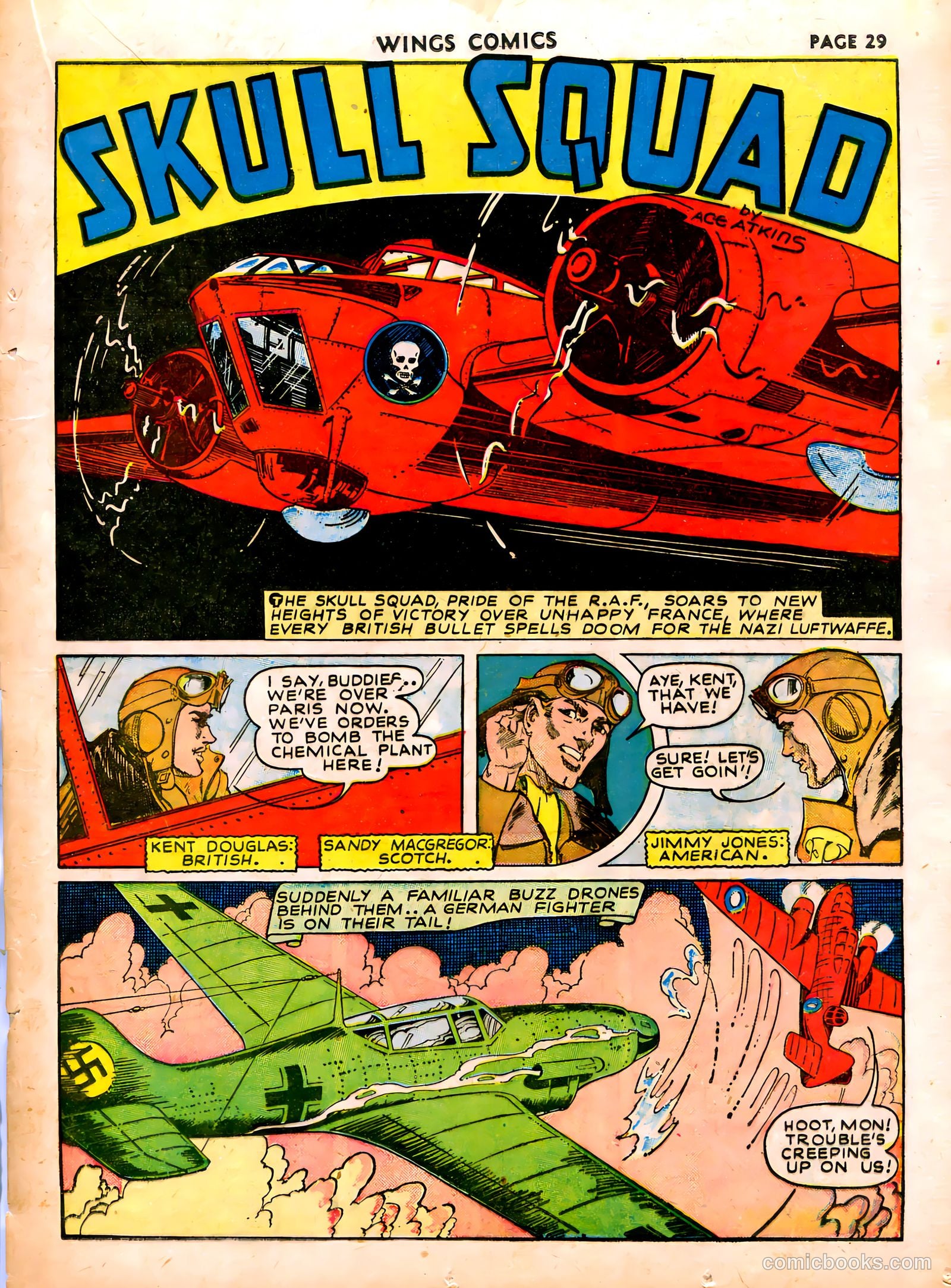 Wings Comics #16 — page 31 of 68