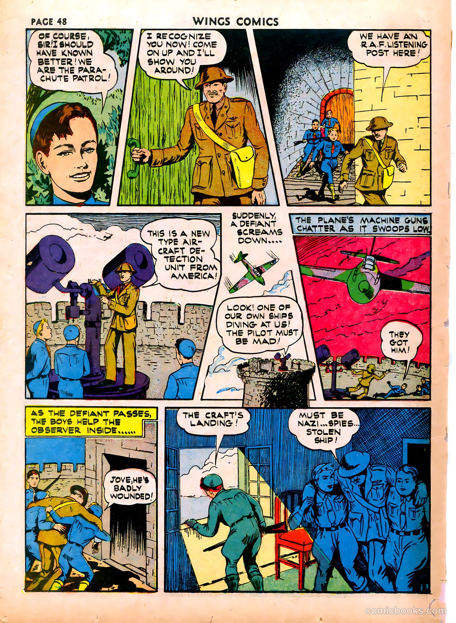 Wings Comics #16 — page 50 of 68