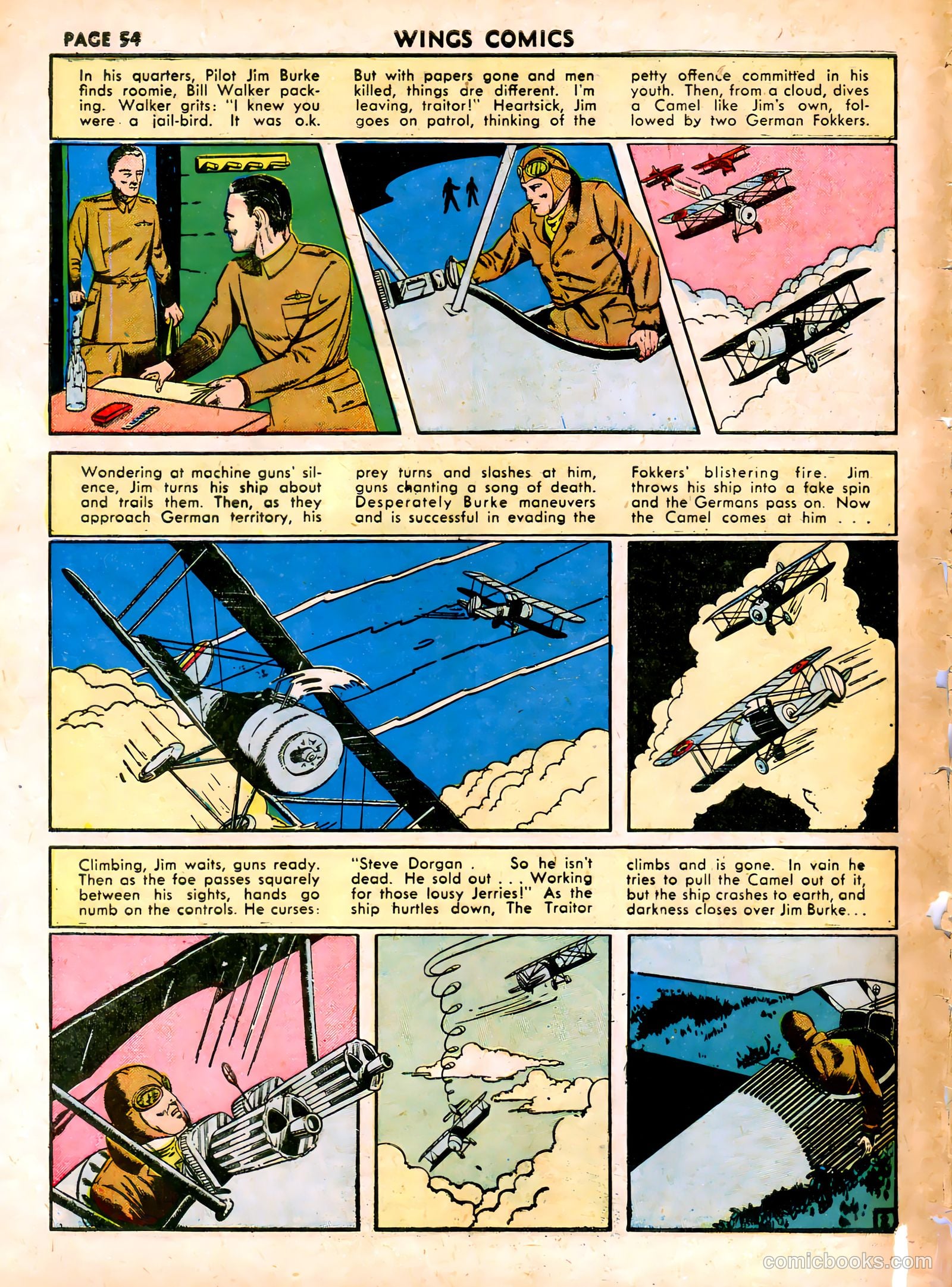 Wings Comics #16 — page 56 of 68