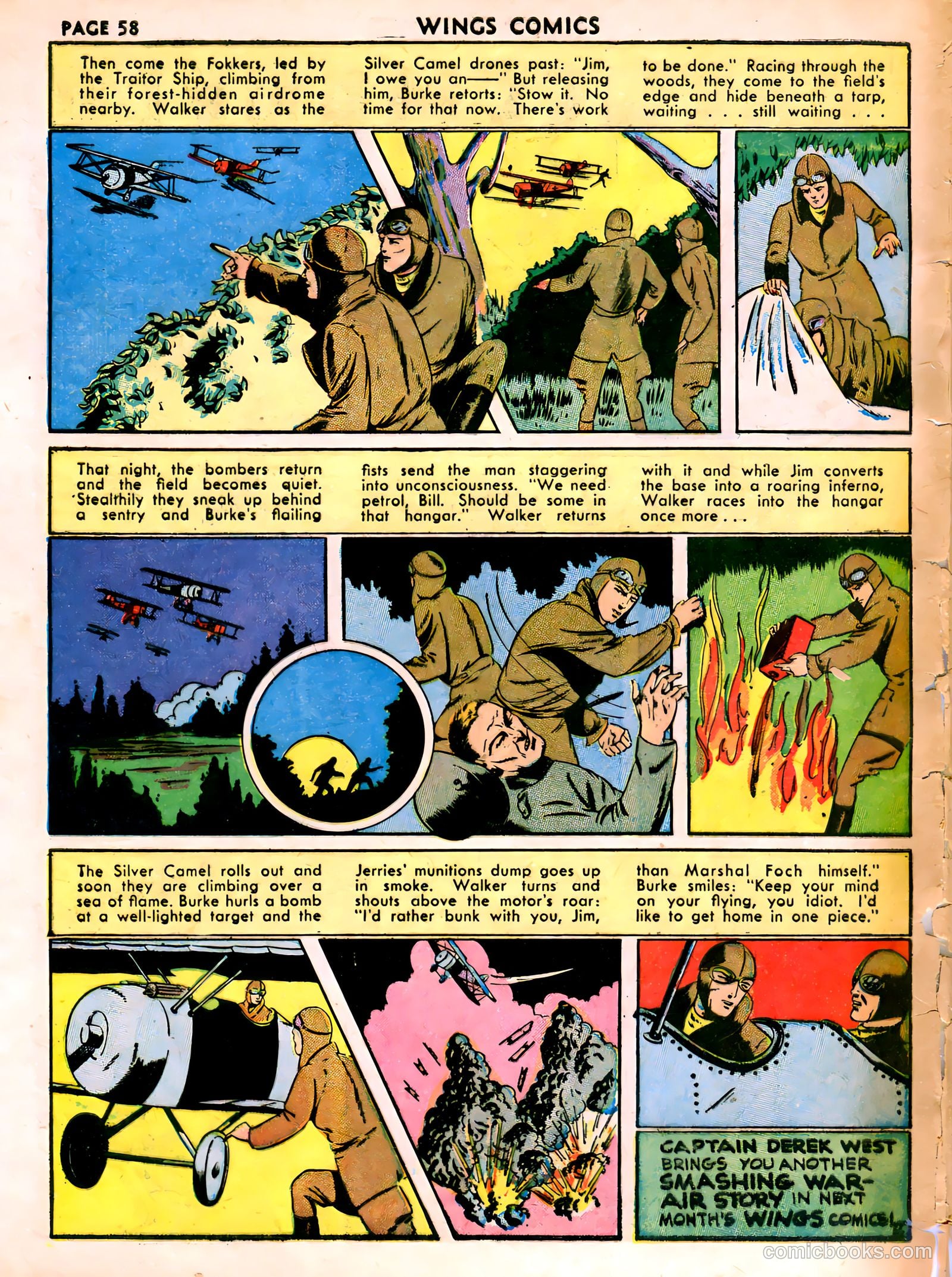 Wings Comics #16 — page 60 of 68