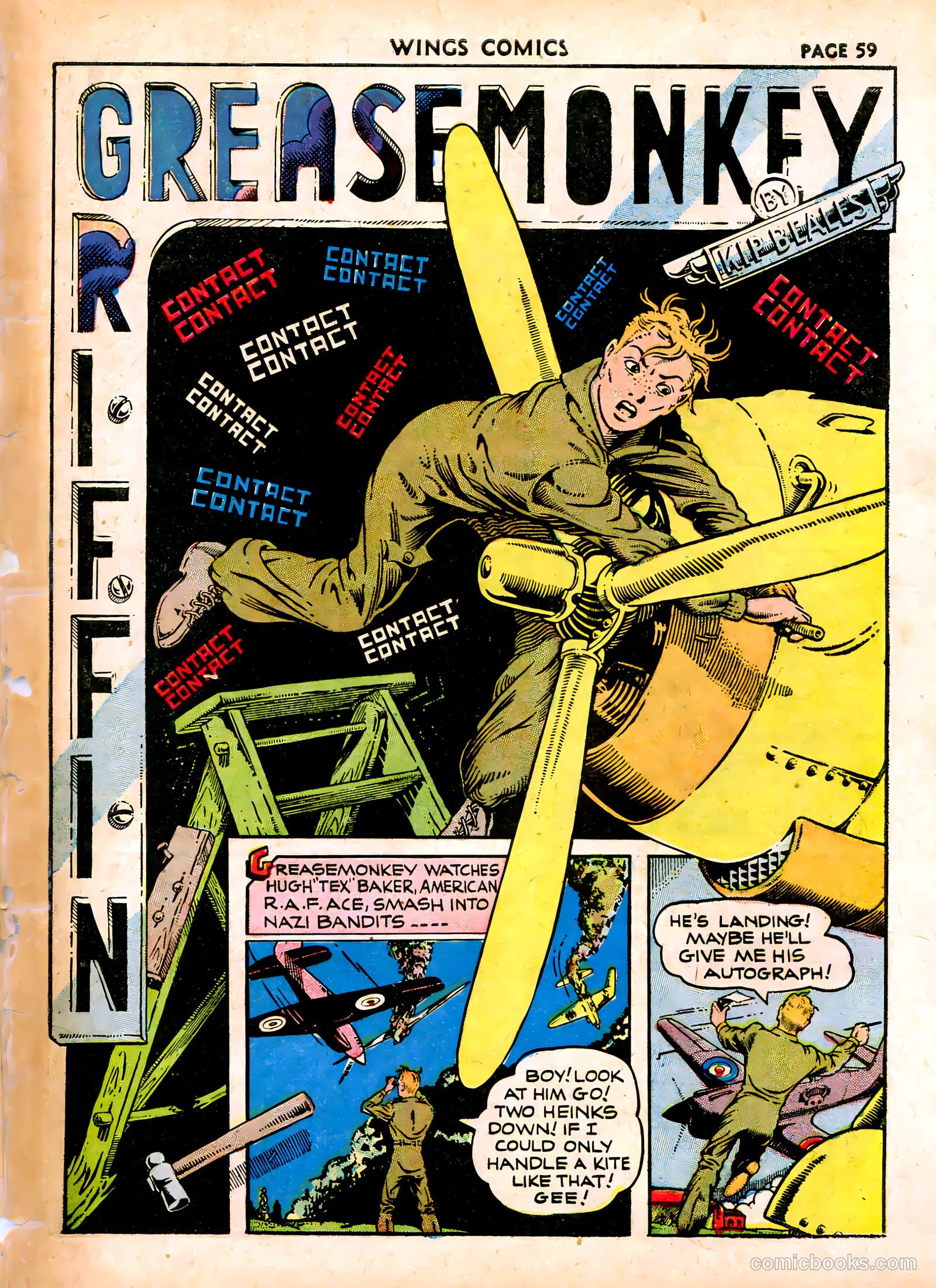 Wings Comics #16 — page 61 of 68
