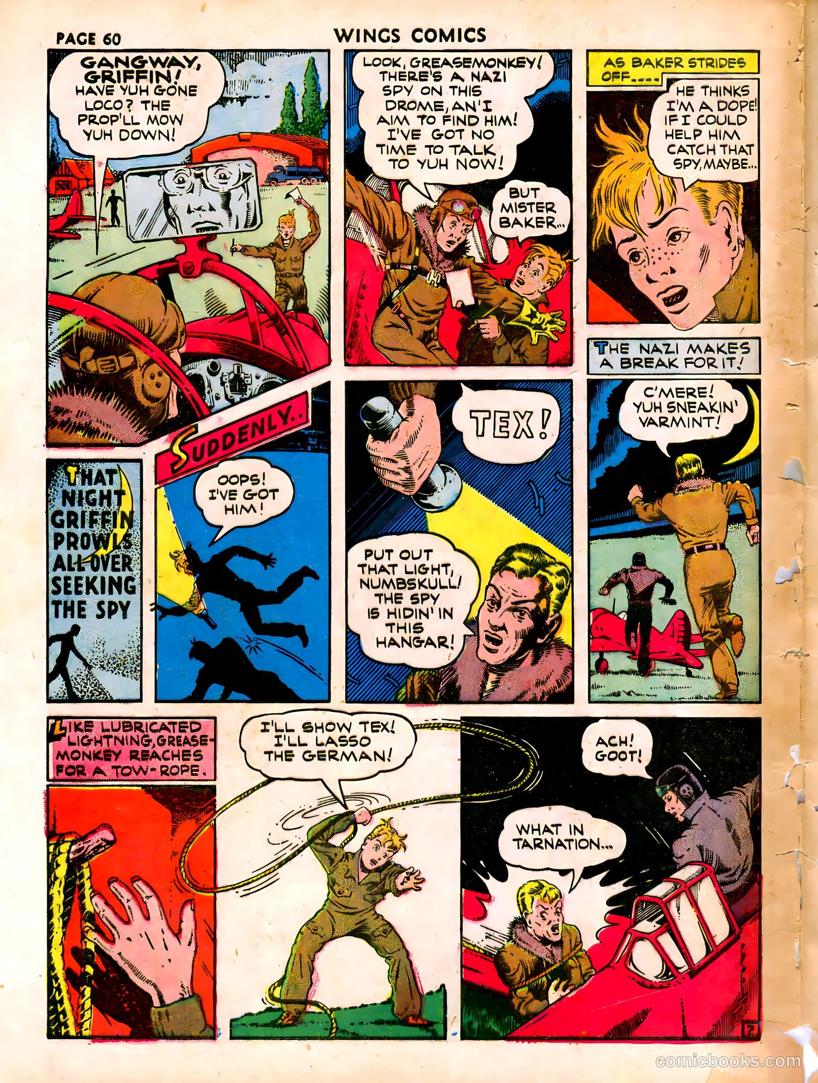 Wings Comics #16 — page 62 of 68