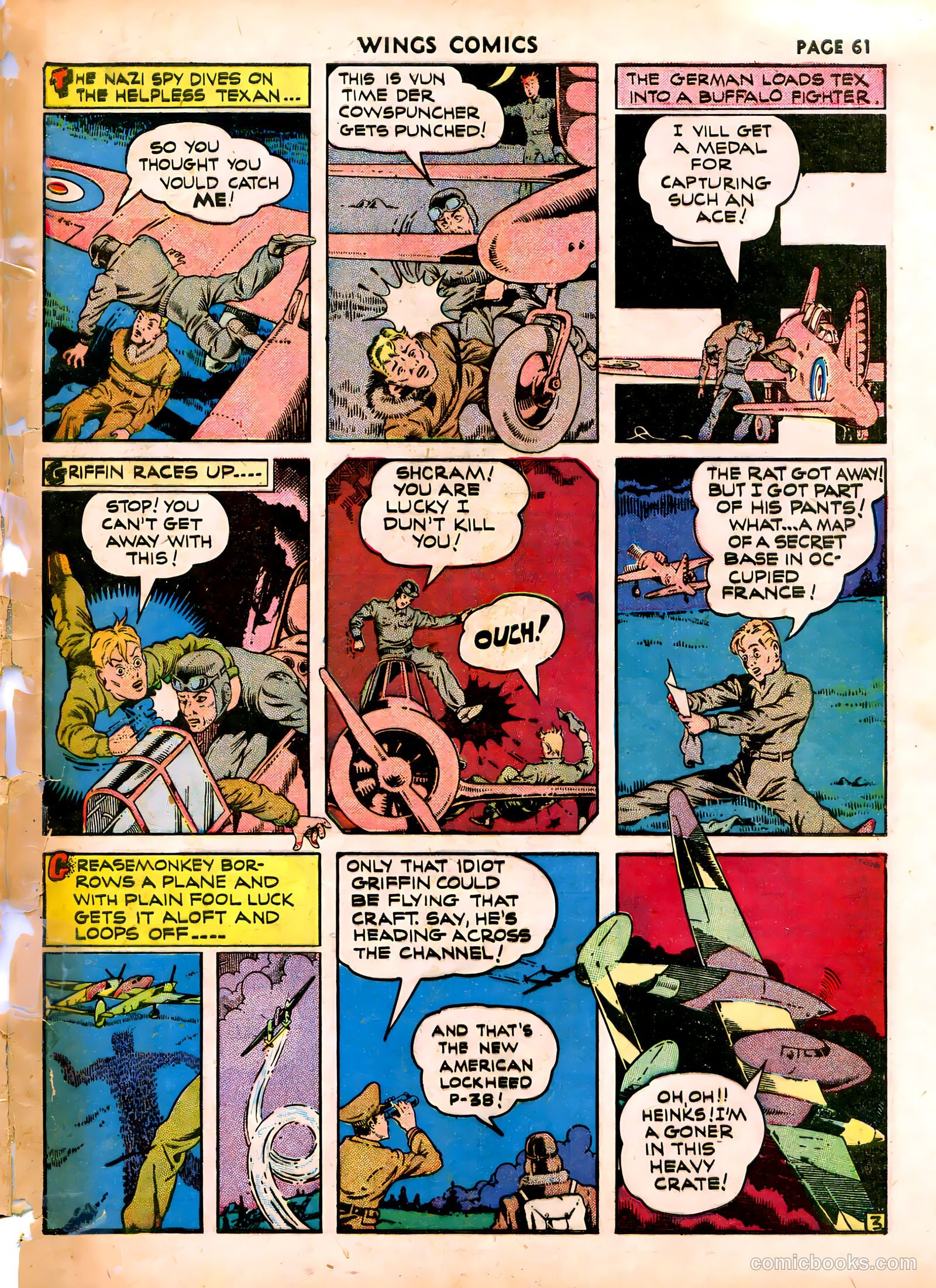 Wings Comics #16 — page 63 of 68