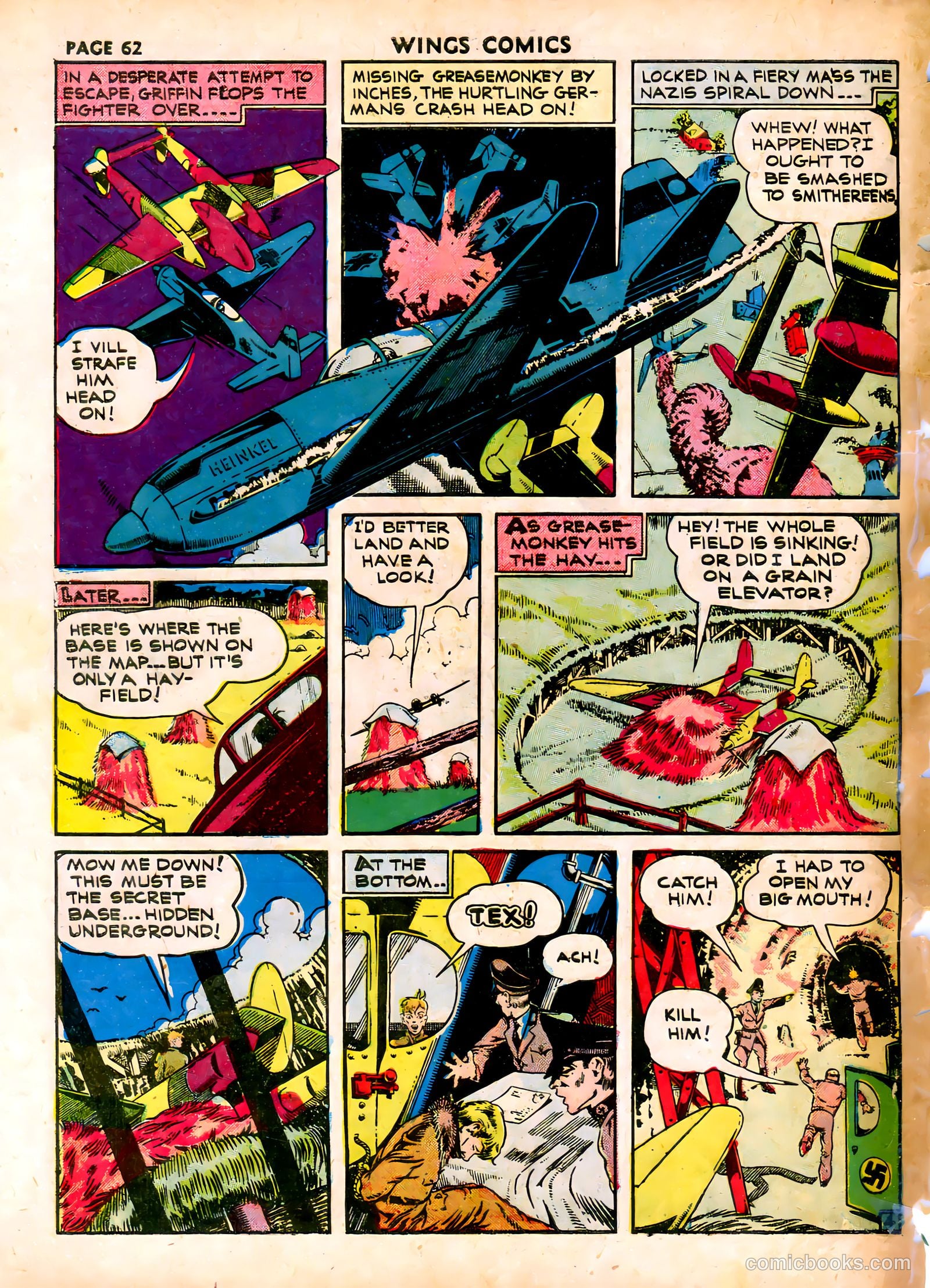 Wings Comics #16 — page 64 of 68