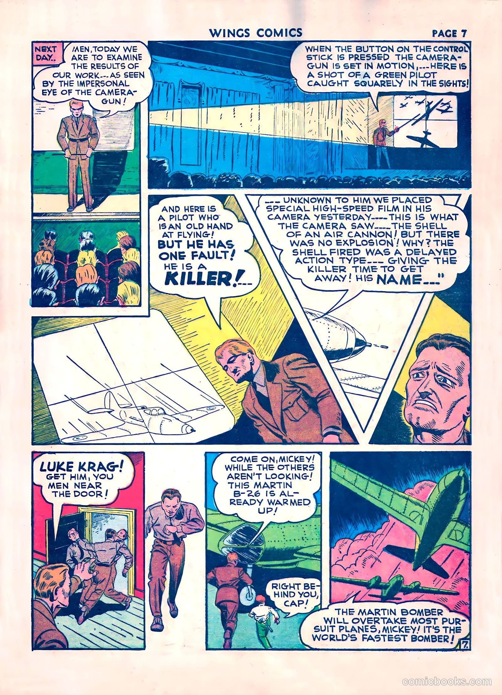 Wings Comics #17 — page 9 of 68