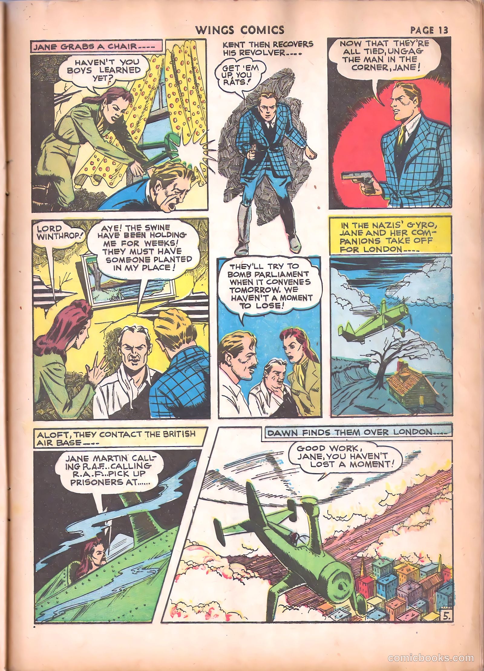 Wings Comics #17 — page 15 of 68