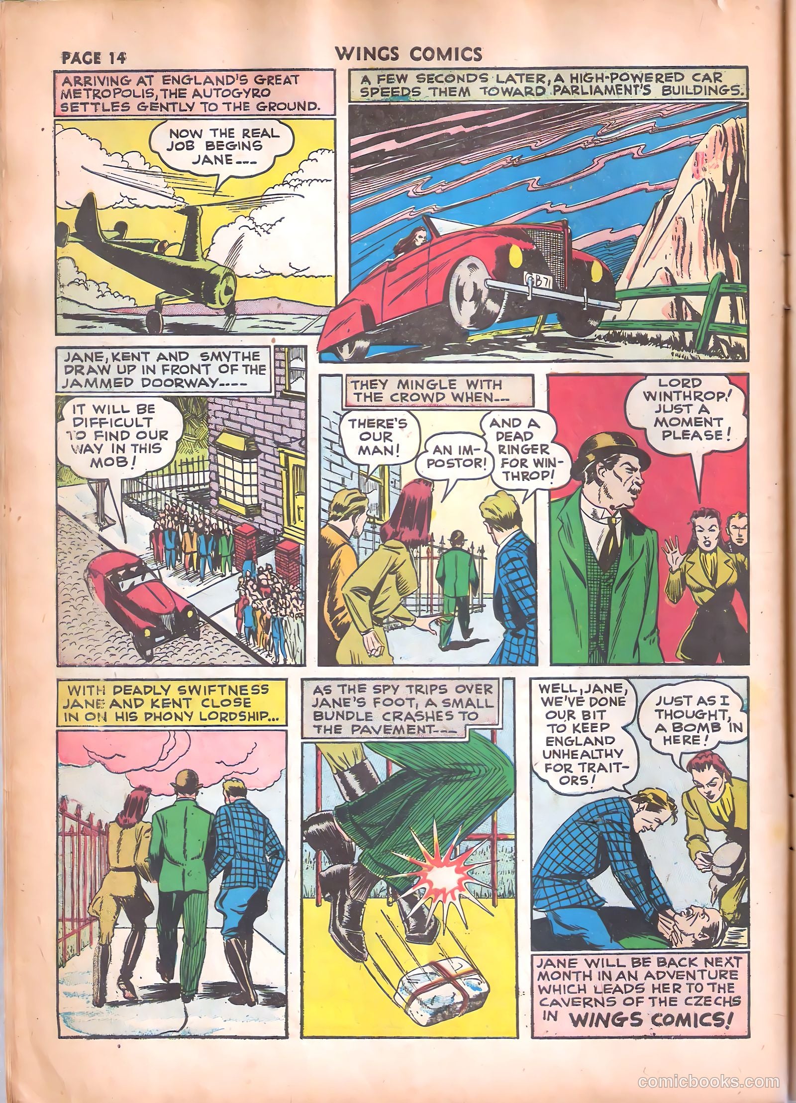 Wings Comics #17 — page 16 of 68