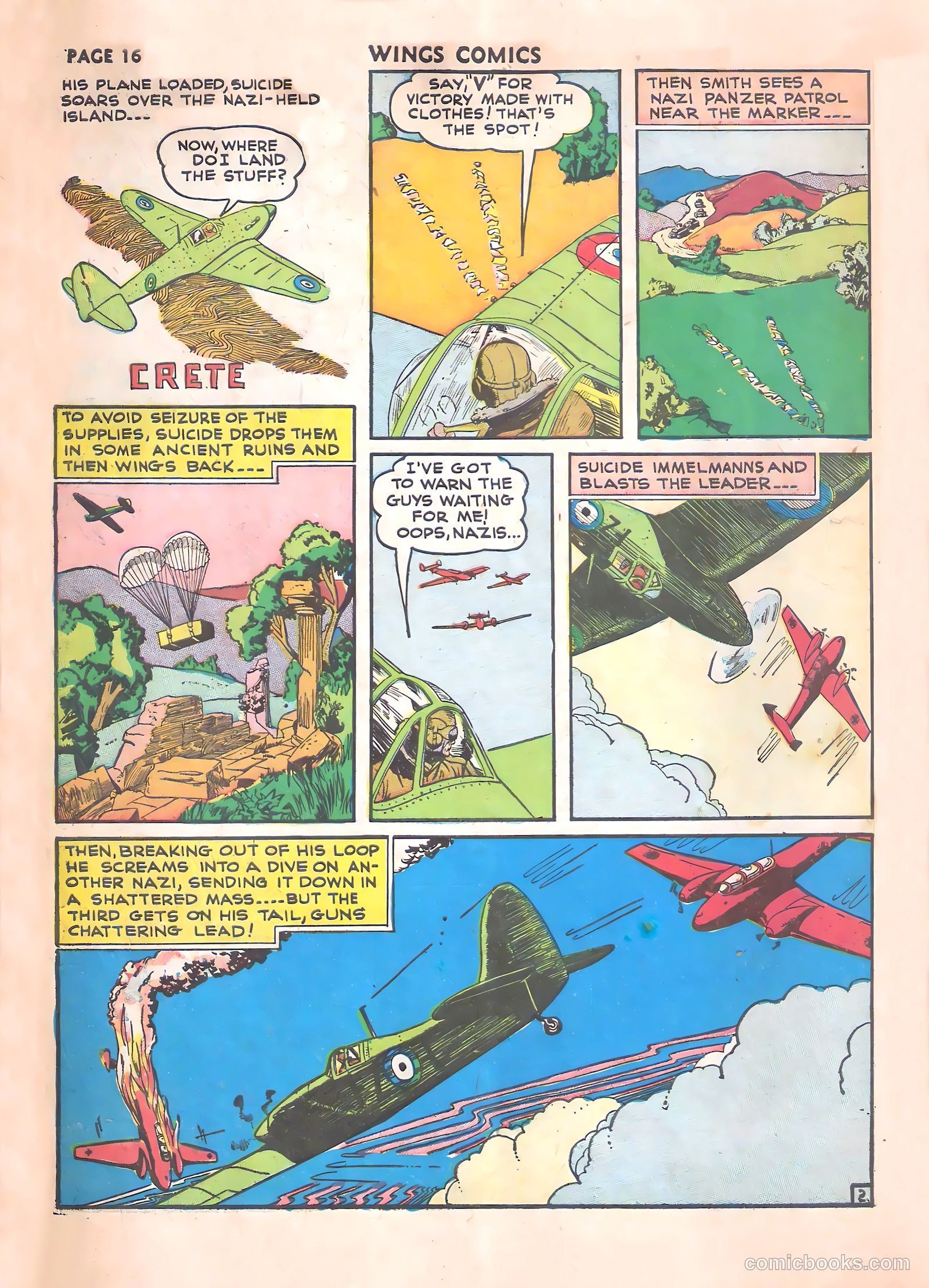 Wings Comics #17 — page 18 of 68