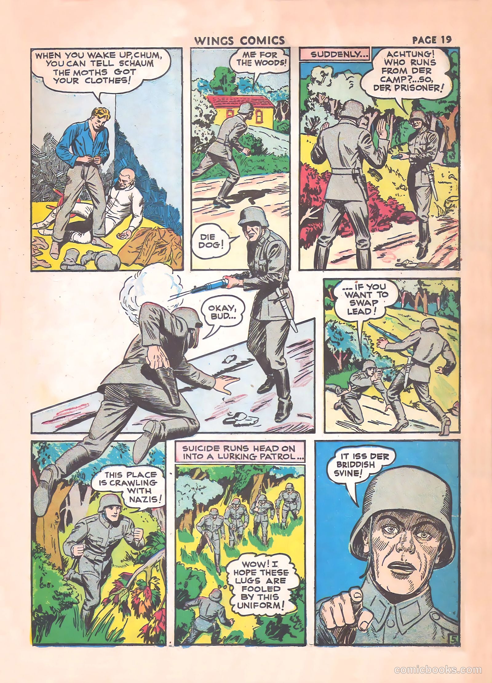Wings Comics #17 — page 21 of 68