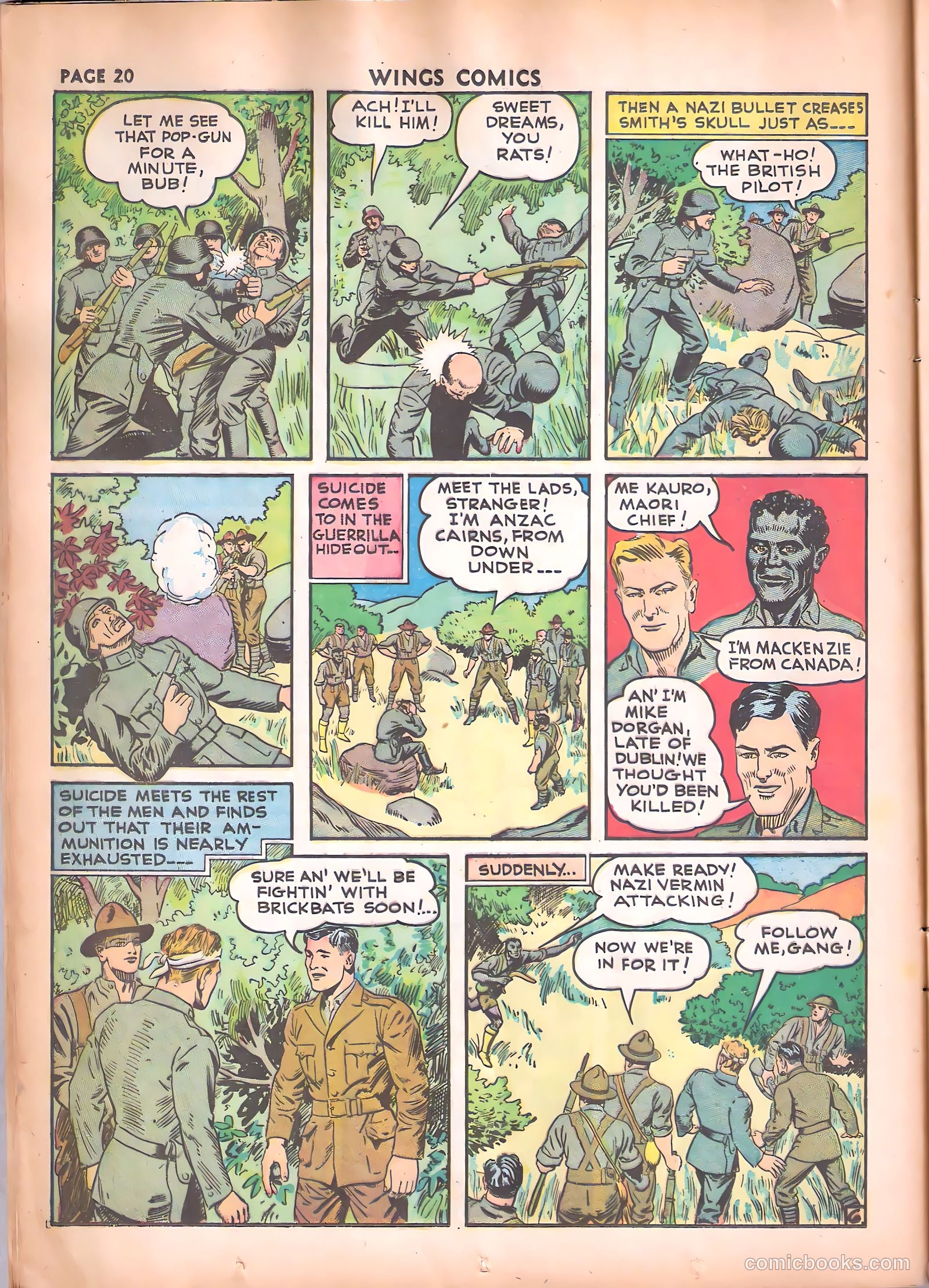 Wings Comics #17 — page 22 of 68