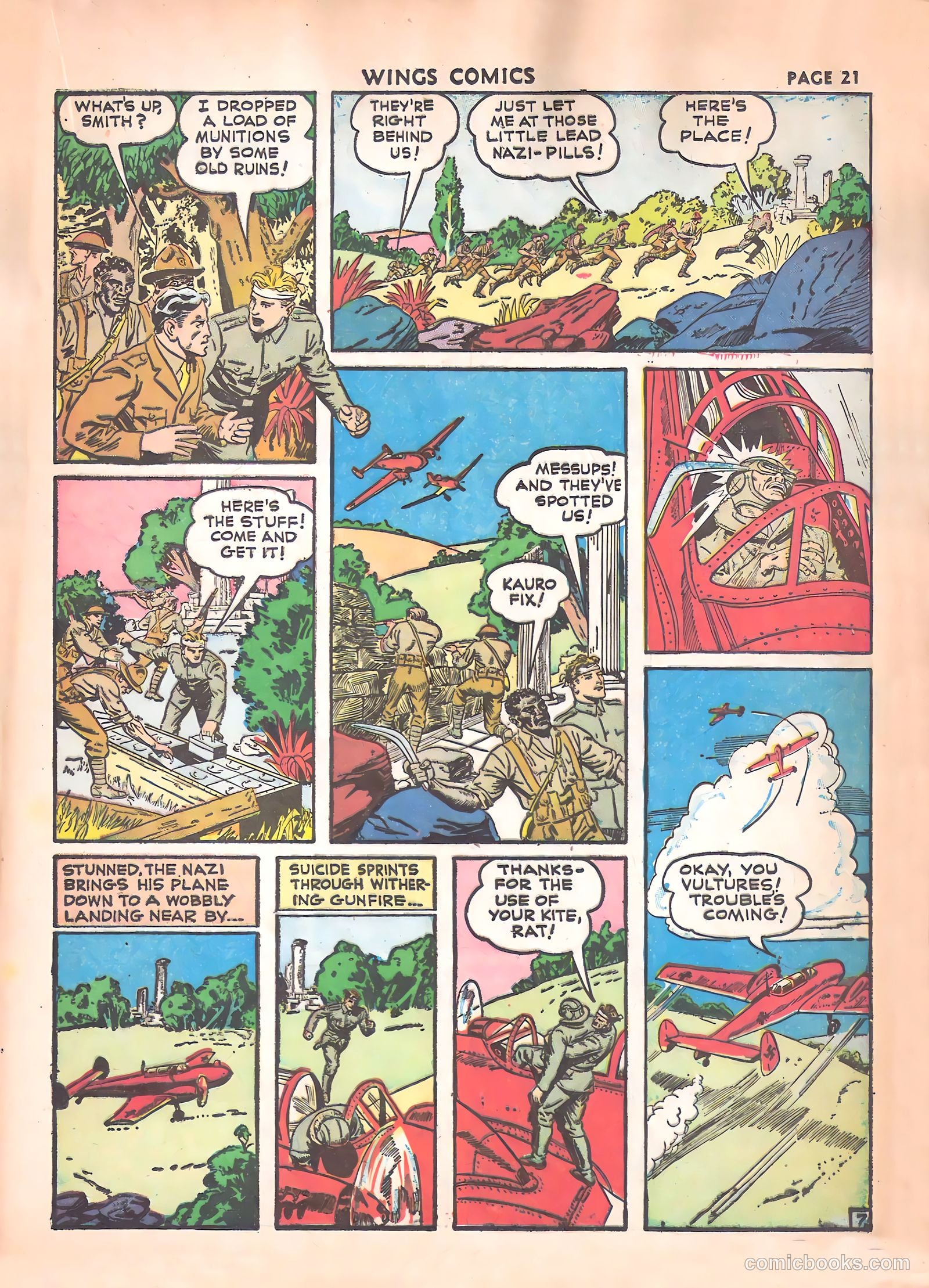 Wings Comics #17 — page 23 of 68