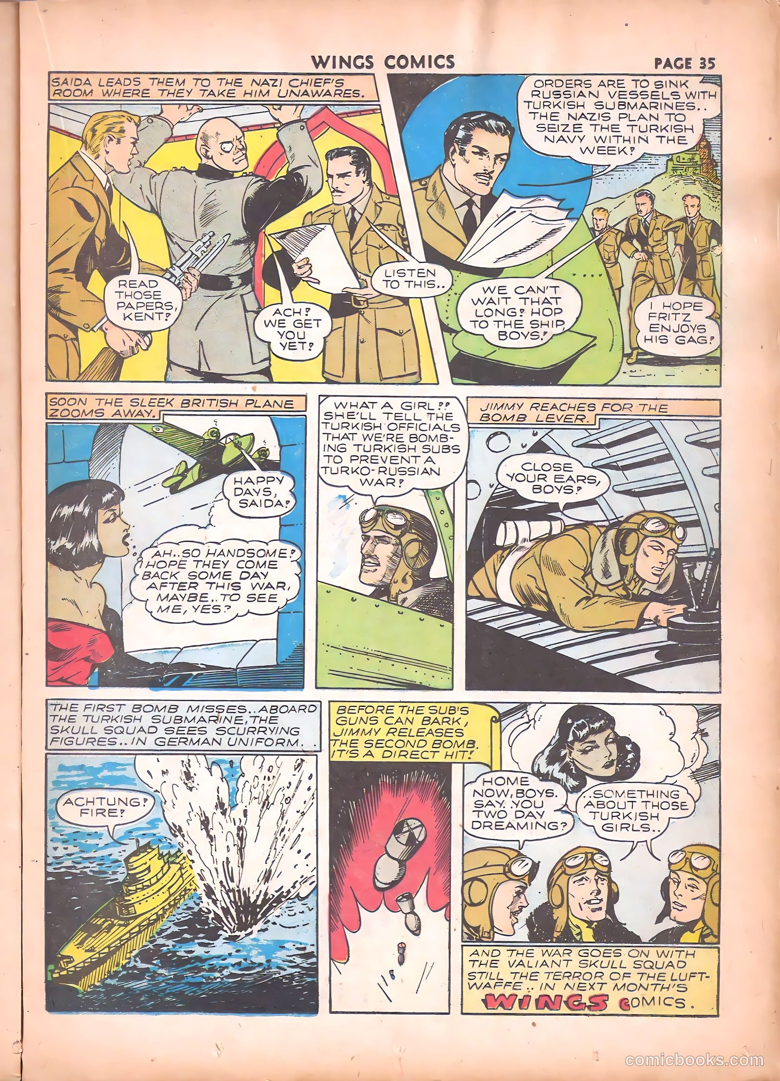 Wings Comics #17 — page 37 of 68