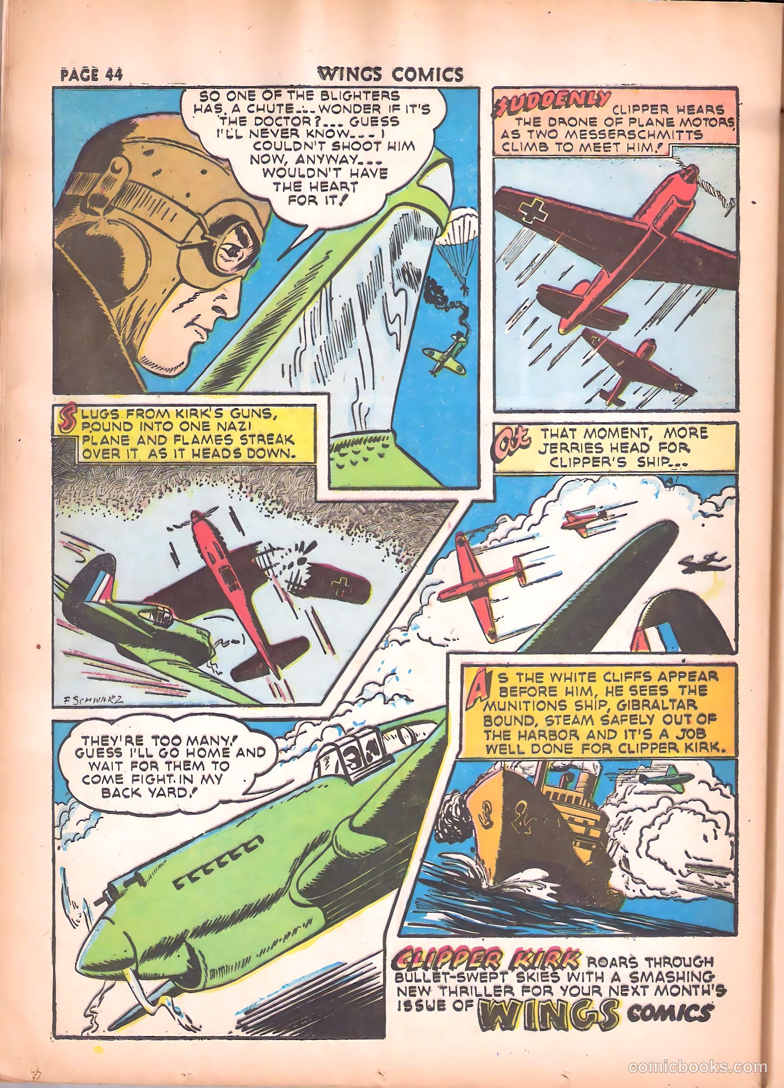 Wings Comics #17 — page 46 of 68