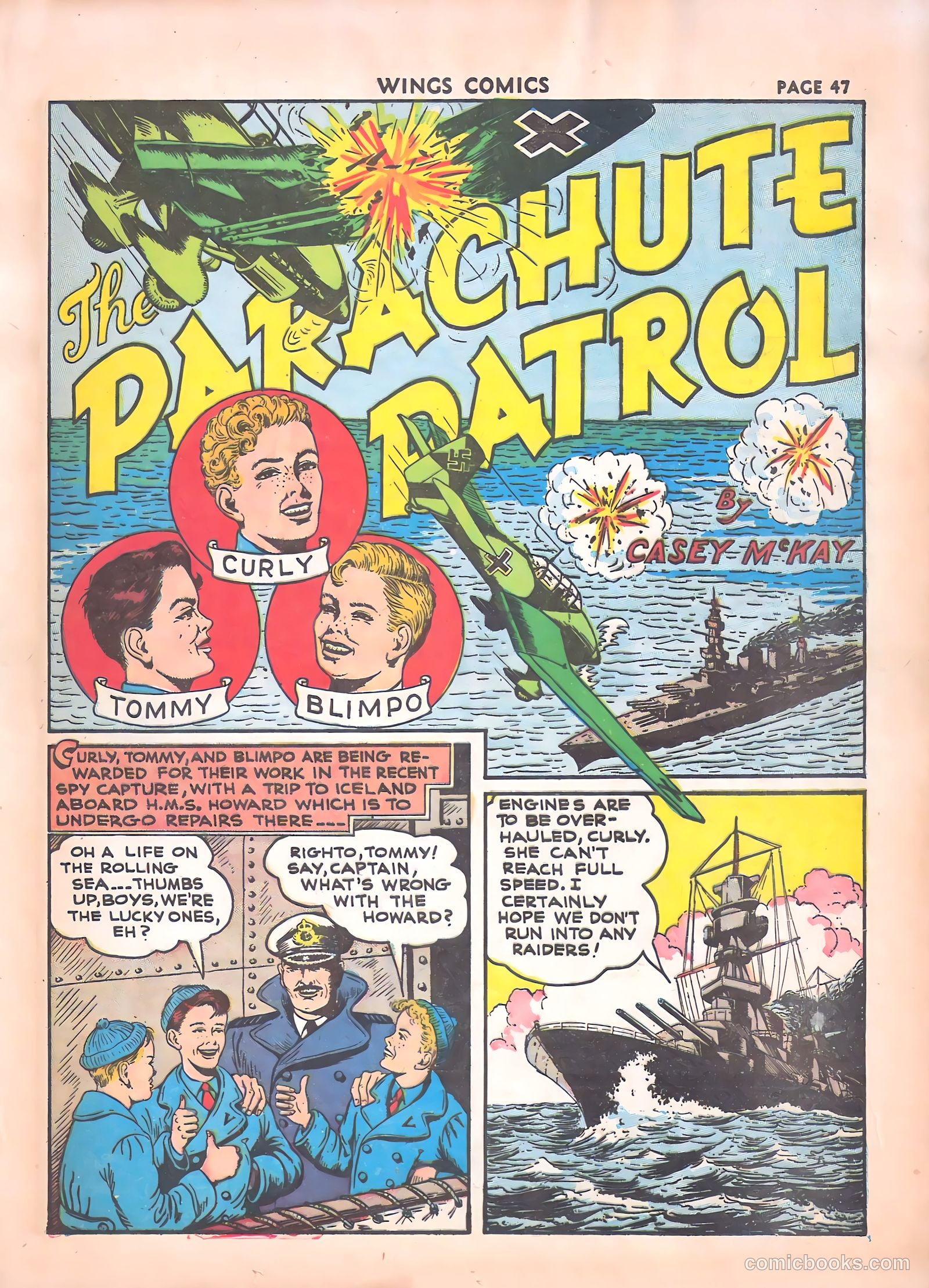 Wings Comics #17 — page 49 of 68