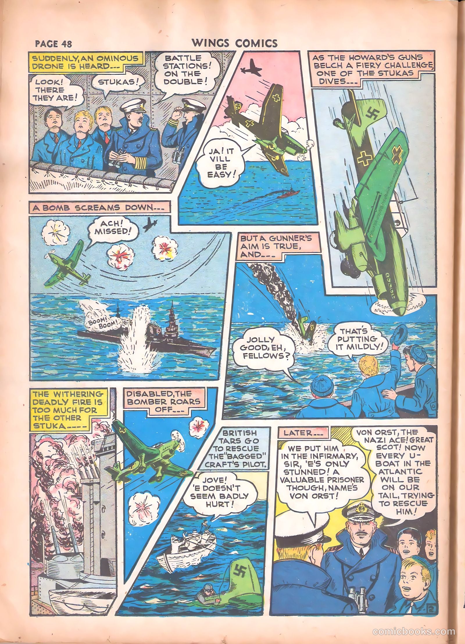 Wings Comics #17 — page 50 of 68