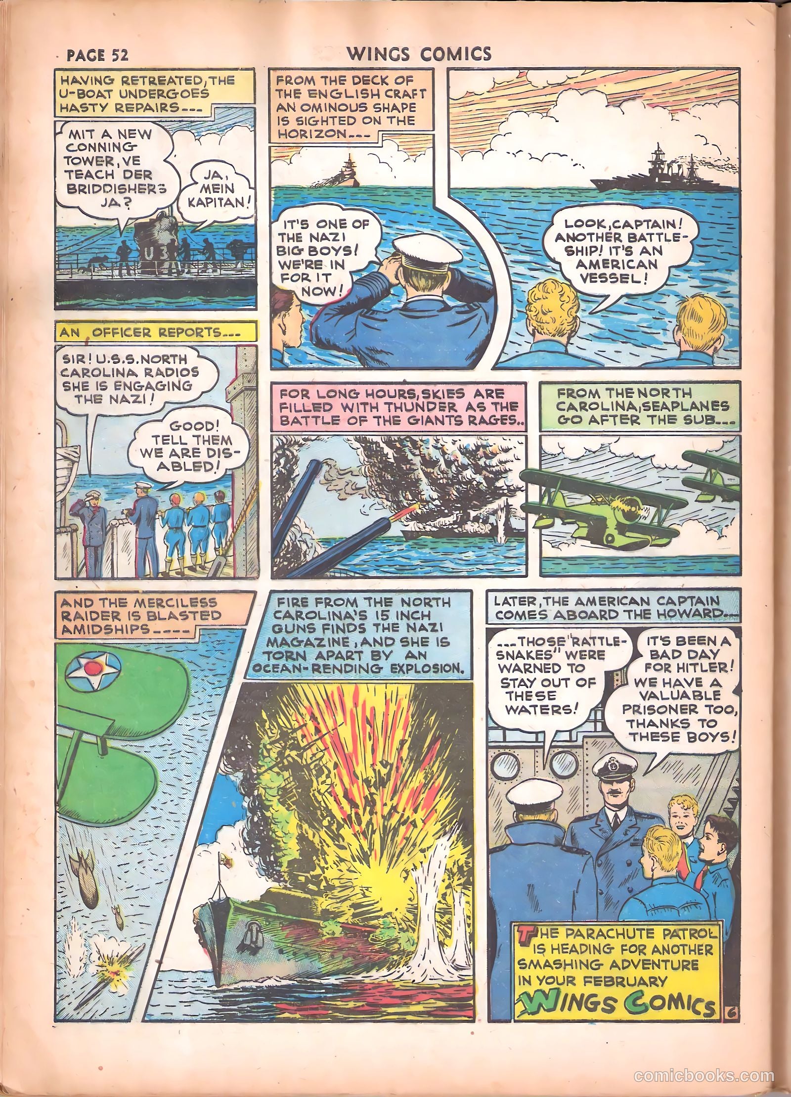 Wings Comics #17 — page 54 of 68