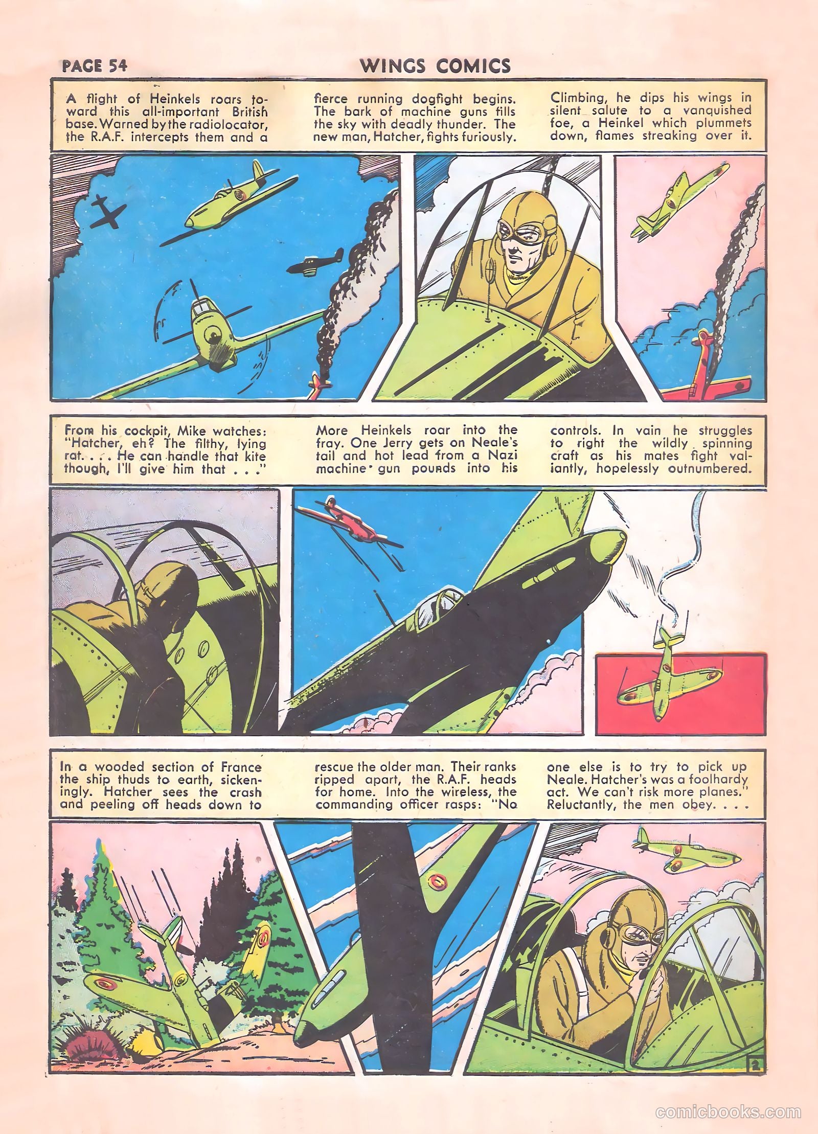 Wings Comics #17 — page 56 of 68