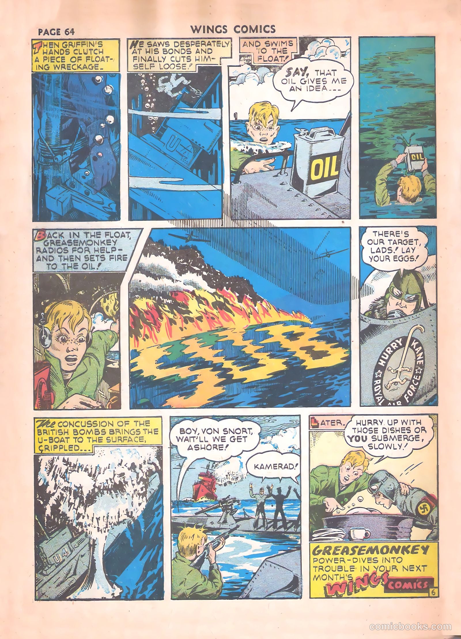 Wings Comics #17 — page 66 of 68