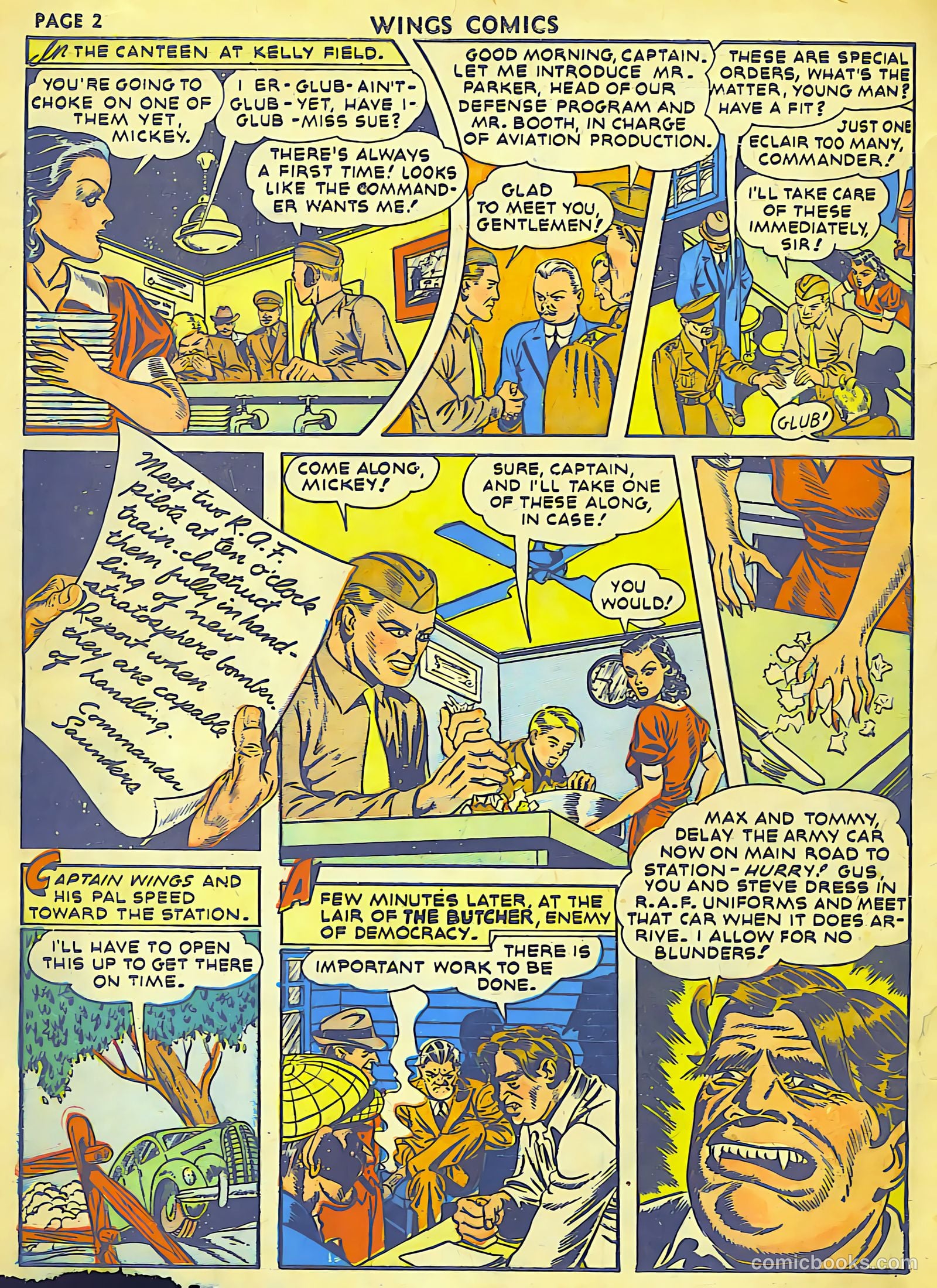 Wings Comics #18 — page 4 of 68