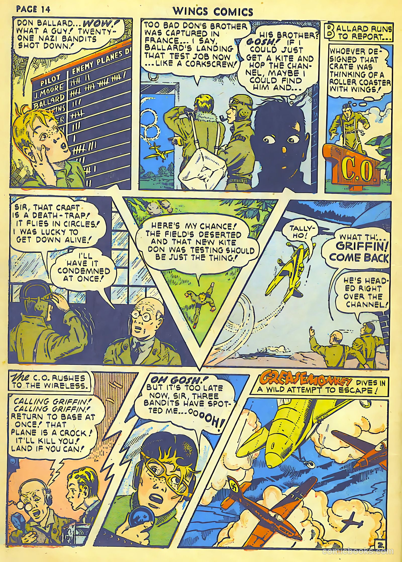 Wings Comics #18 — page 16 of 68