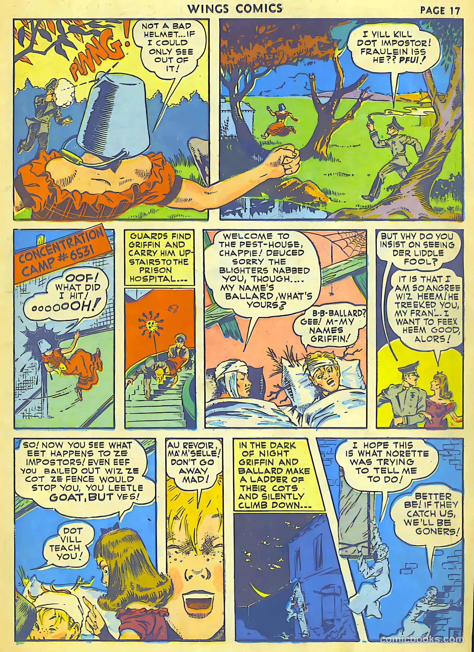 Wings Comics #18 — page 19 of 68