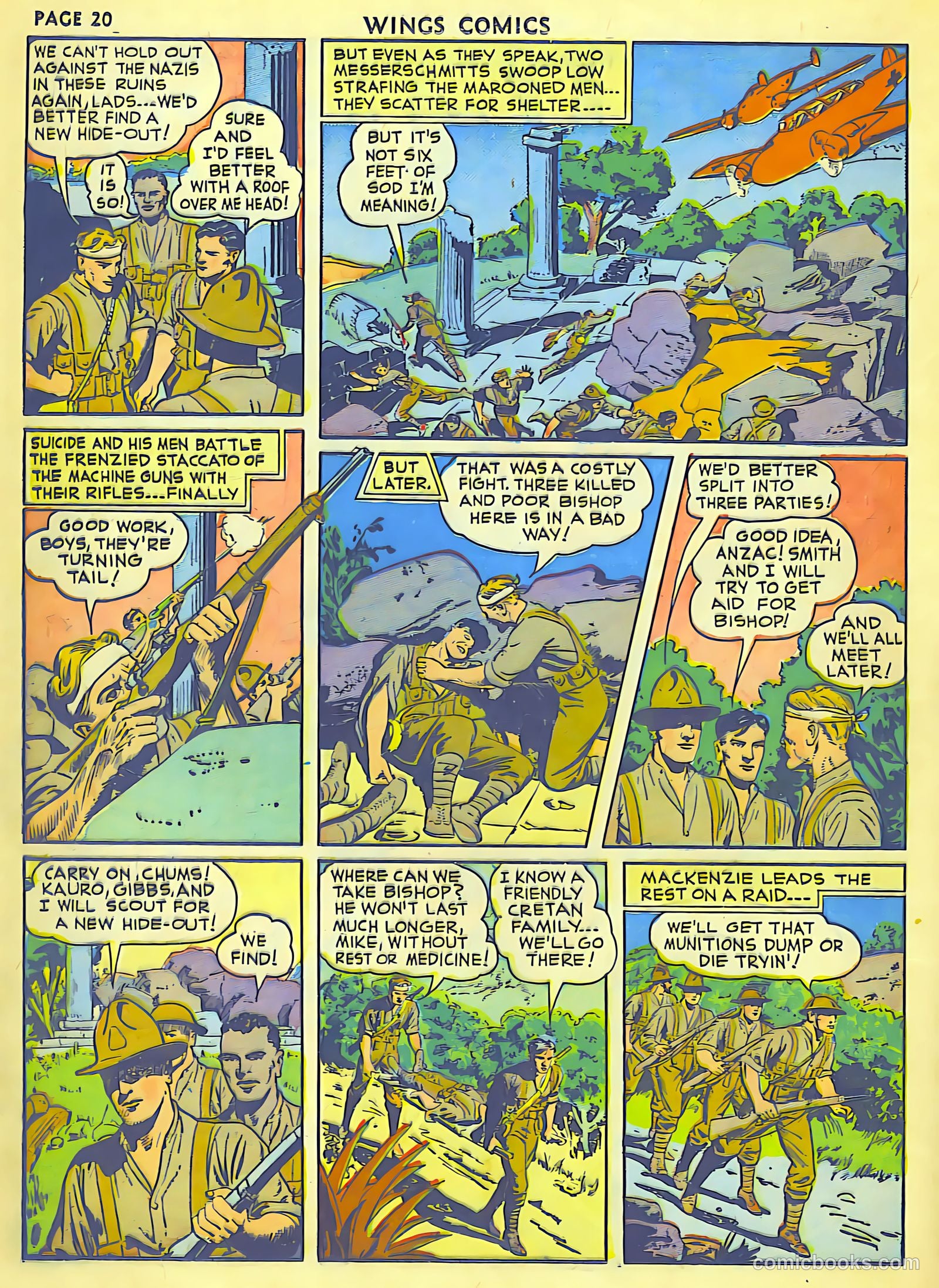 Wings Comics #18 — page 22 of 68