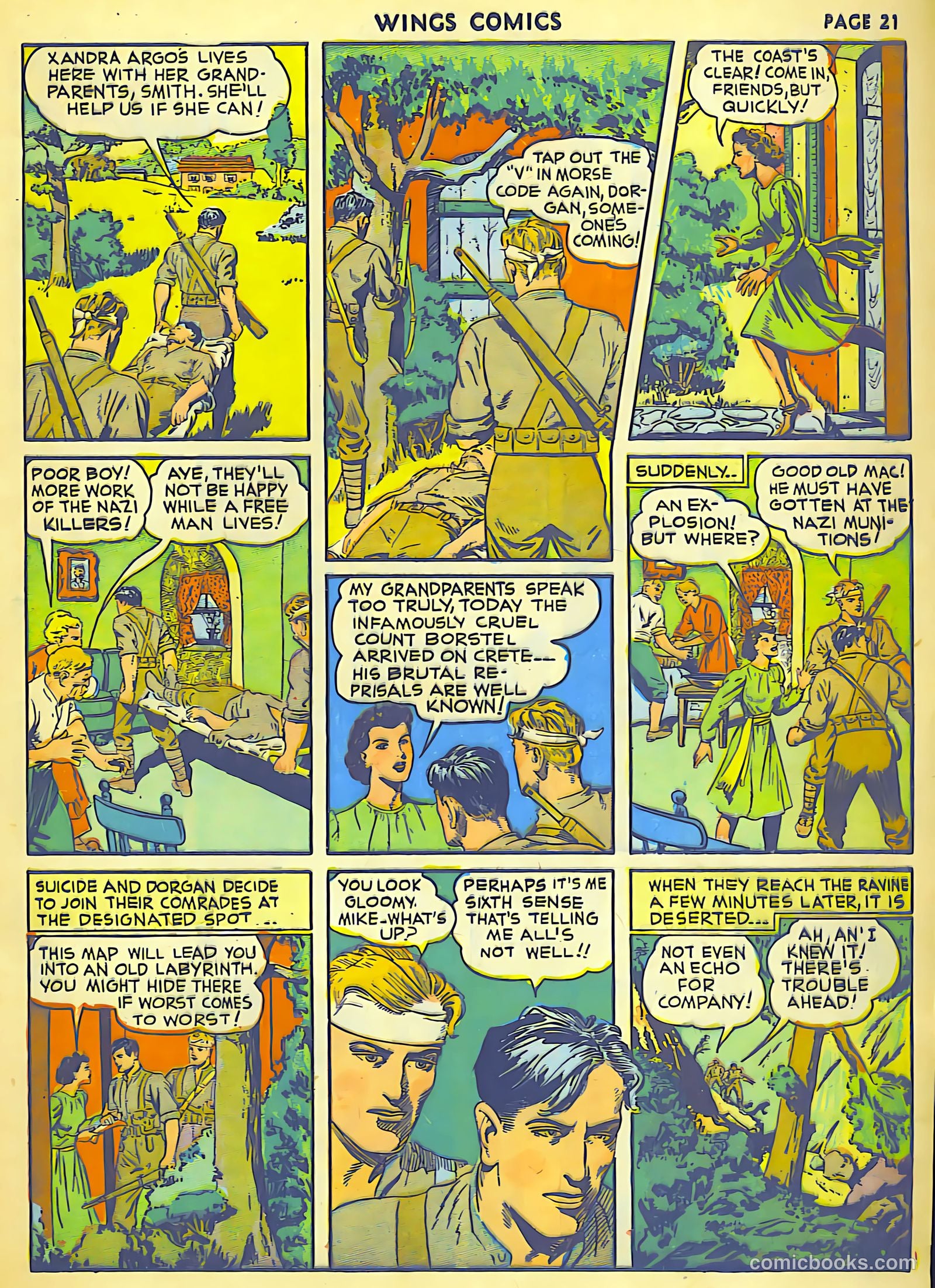 Wings Comics #18 — page 23 of 68