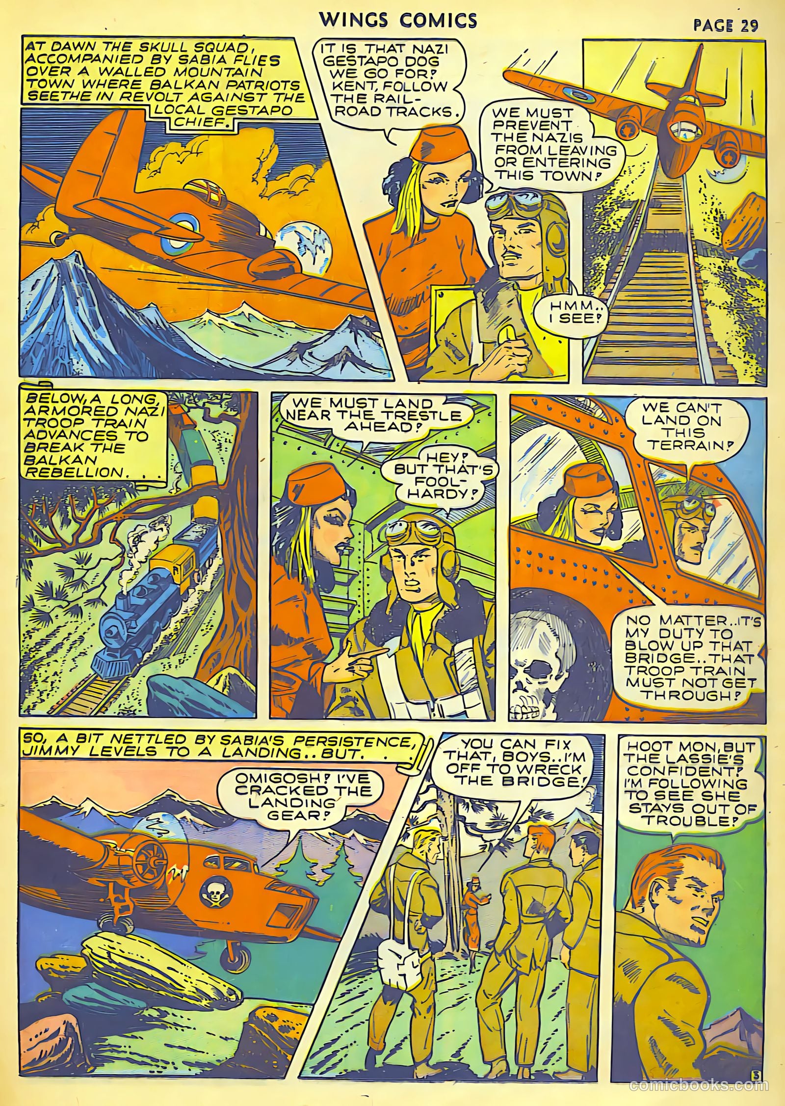 Wings Comics #18 — page 31 of 68