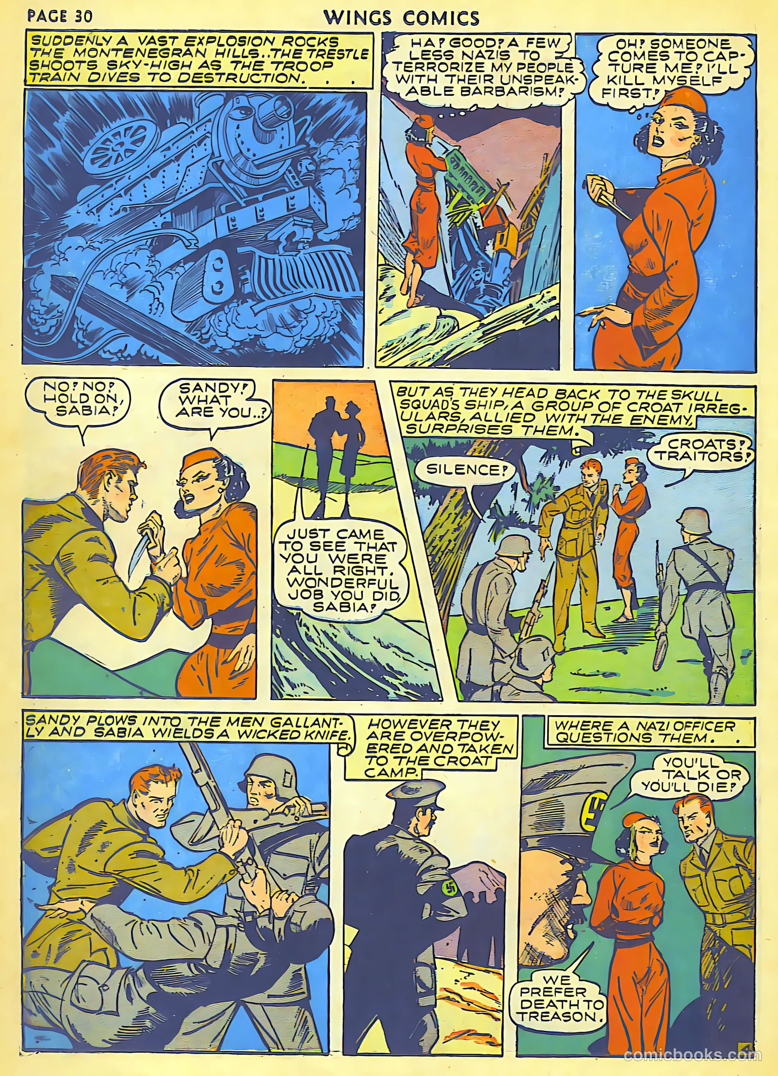 Wings Comics #18 — page 32 of 68