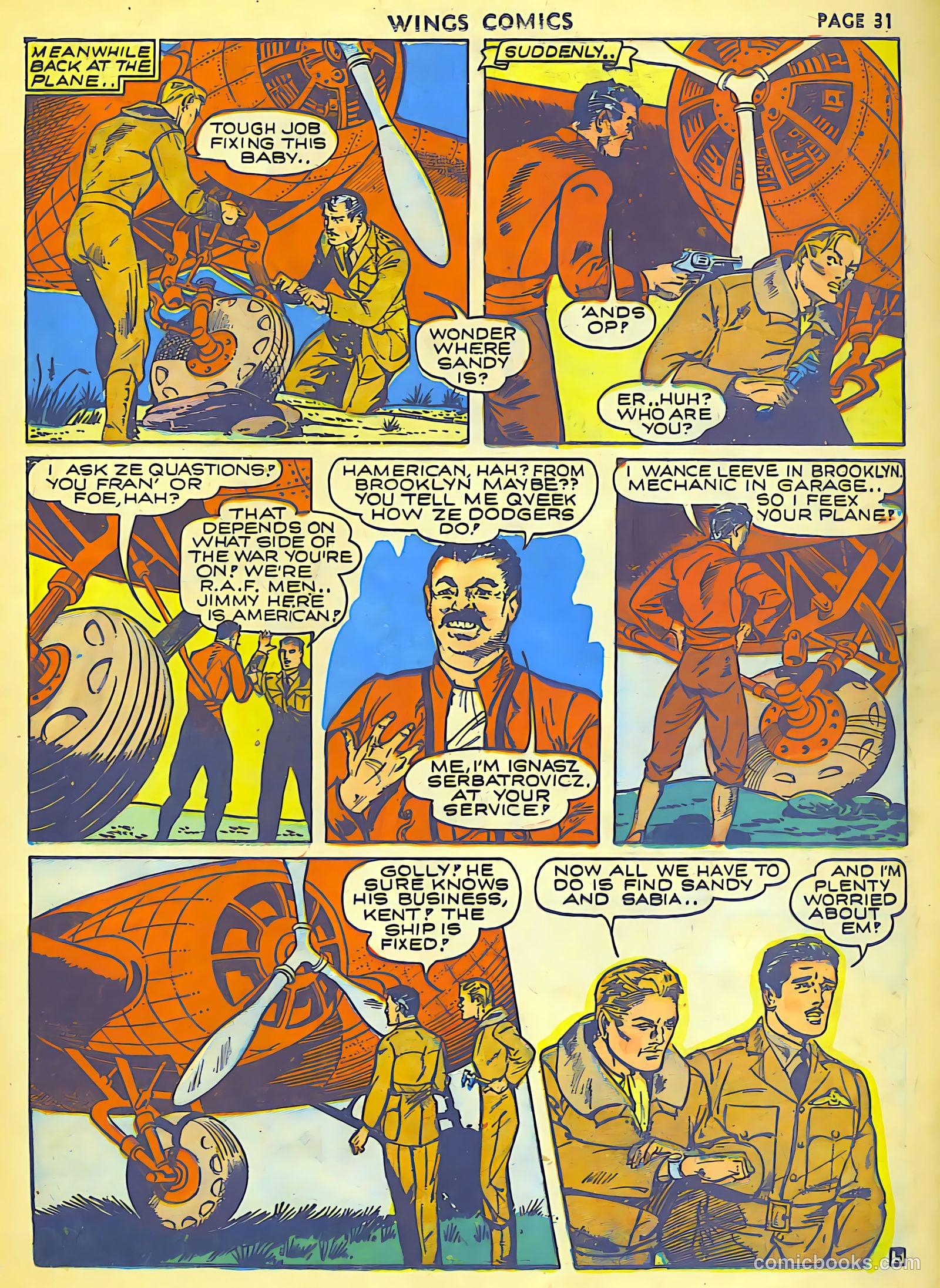 Wings Comics #18 — page 33 of 68