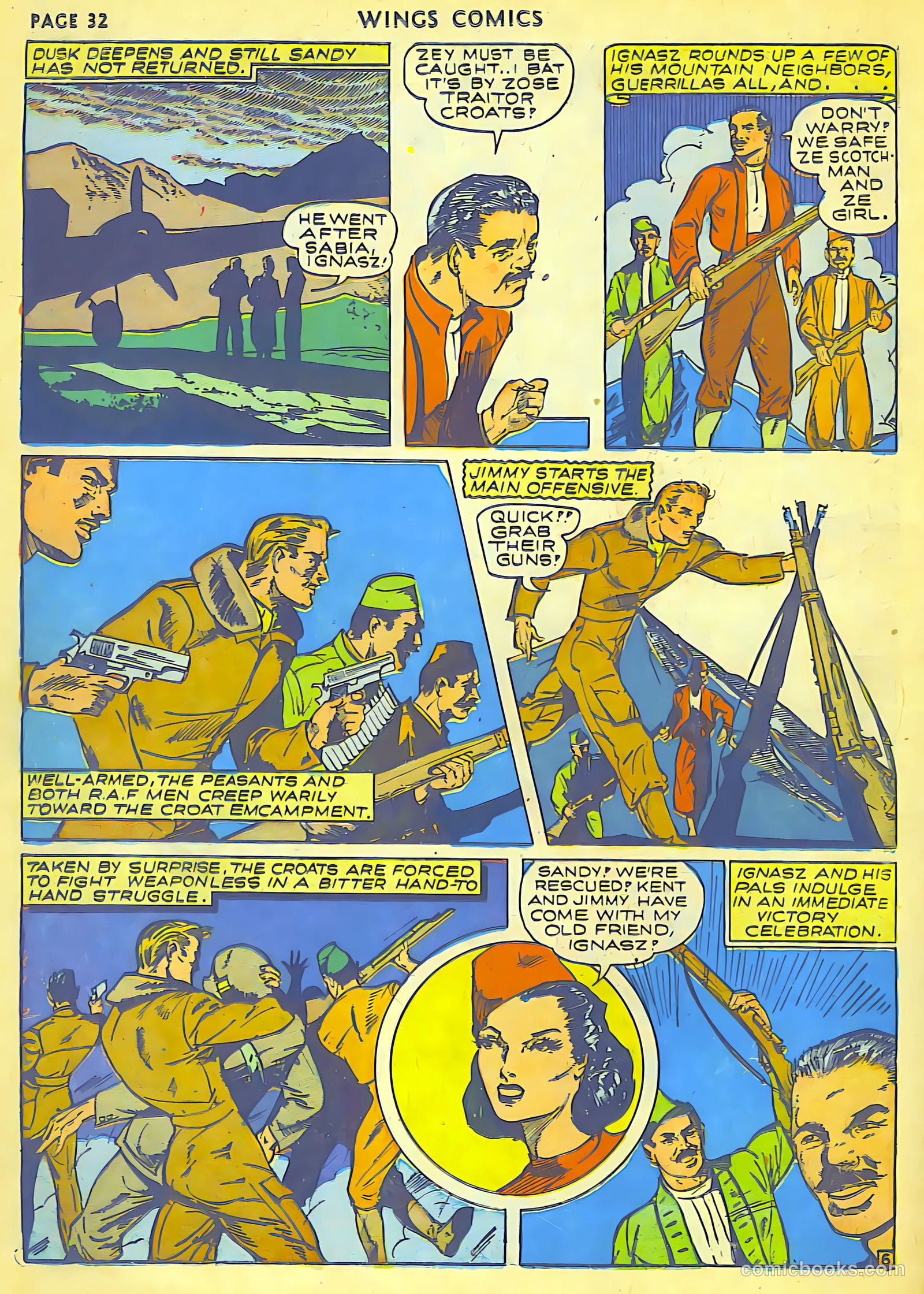 Wings Comics #18 — page 34 of 68