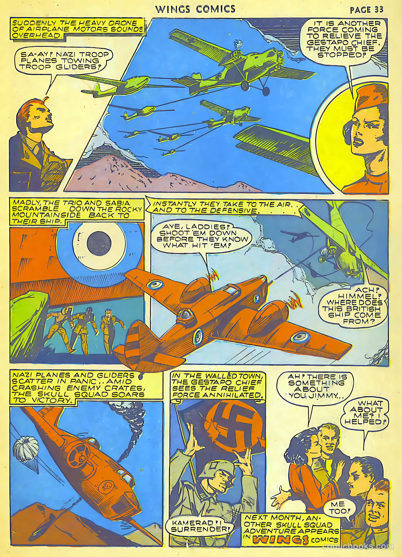 Wings Comics #18 — page 35 of 68