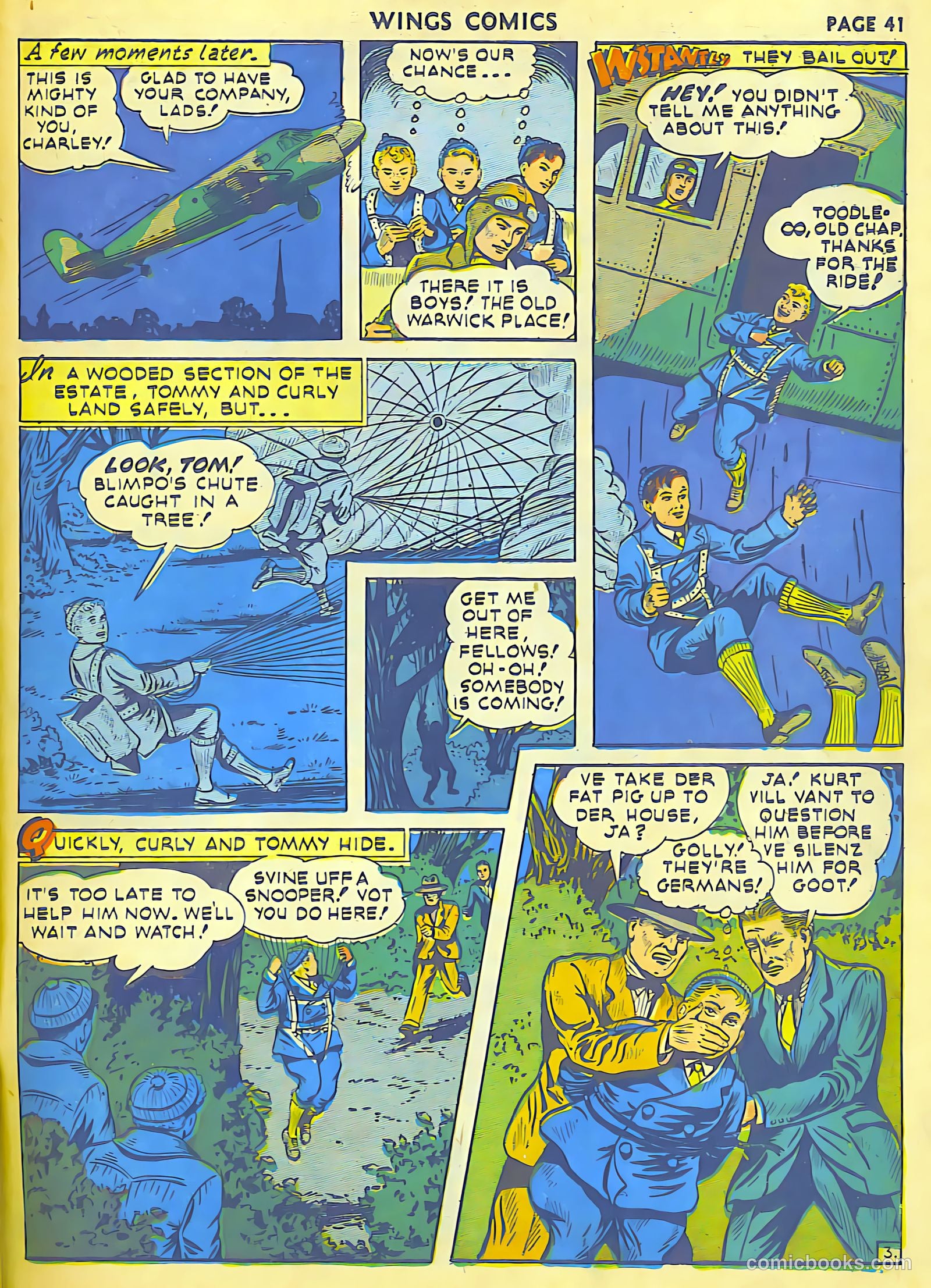 Wings Comics #18 — page 43 of 68