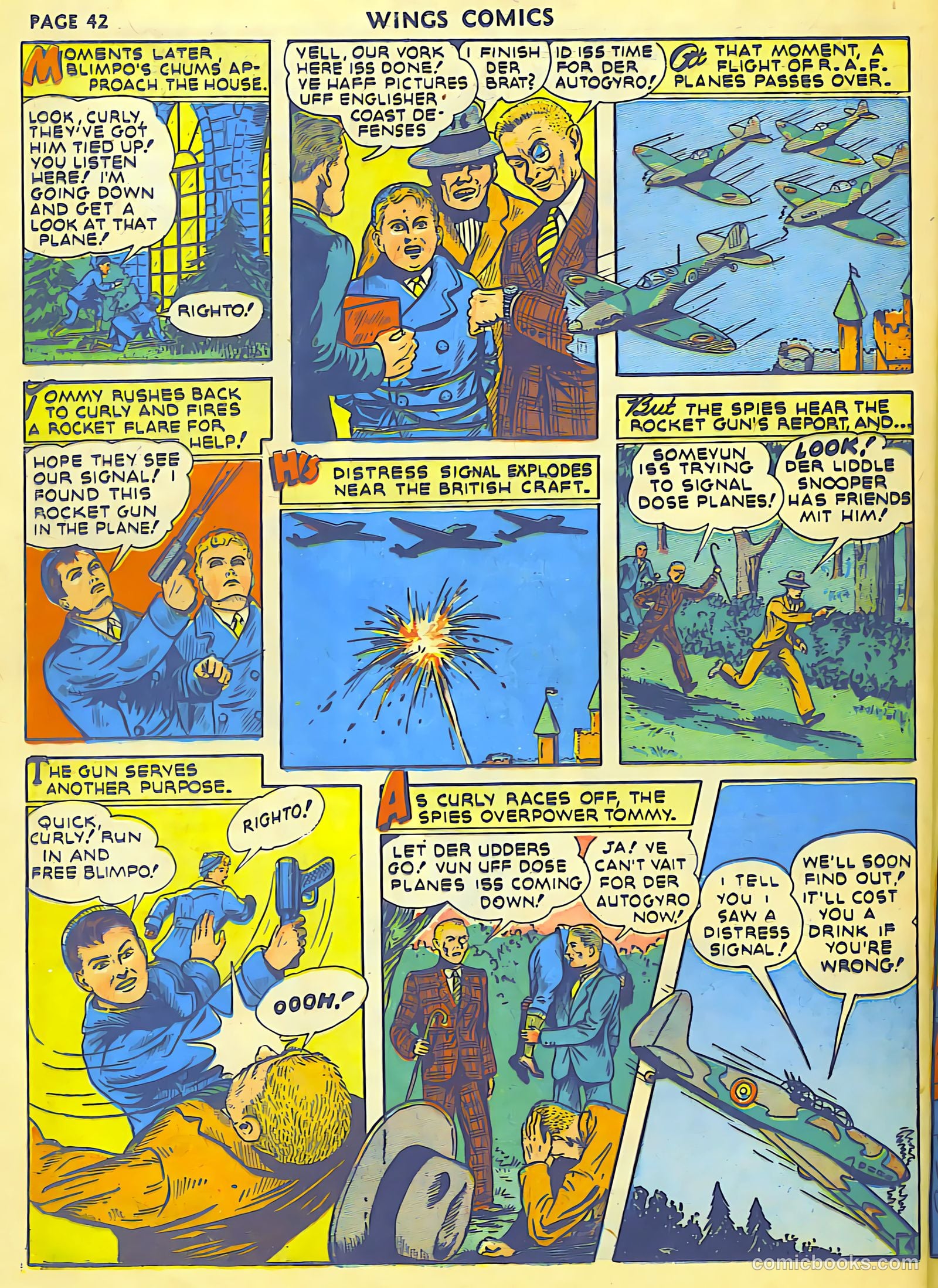 Wings Comics #18 — page 44 of 68