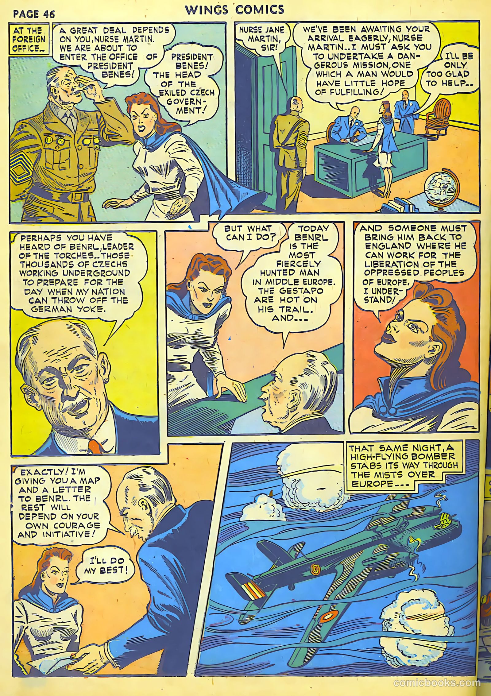 Wings Comics #18 — page 48 of 68
