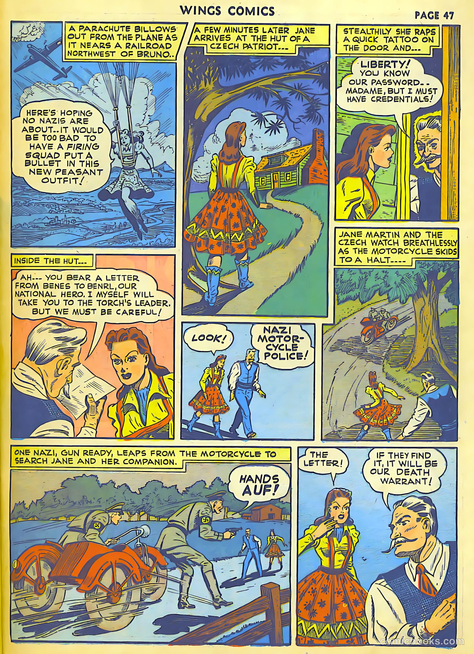 Wings Comics #18 — page 49 of 68